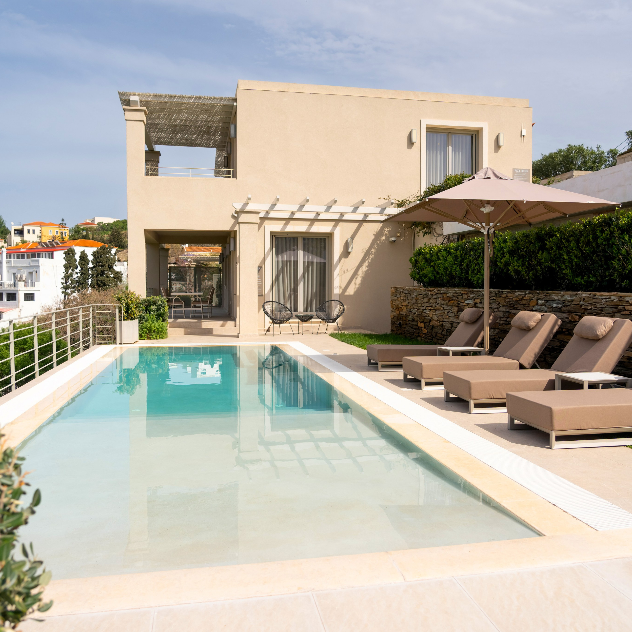 Real estate photography showcasing a luxury property with cinematic drone and architectural lighting.