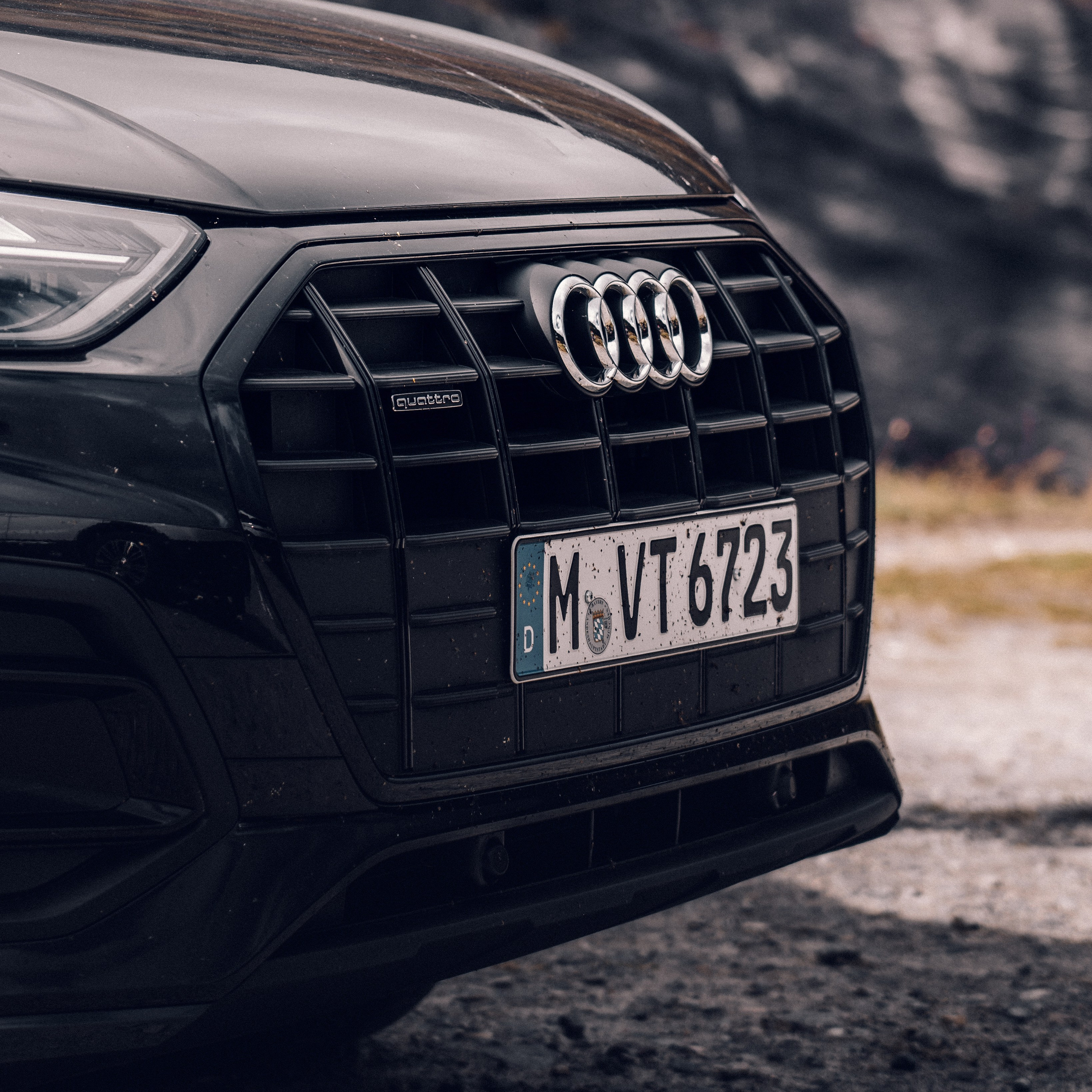 Automotive photography showcasing a luxury car with cinematic lighting and dynamic composition.