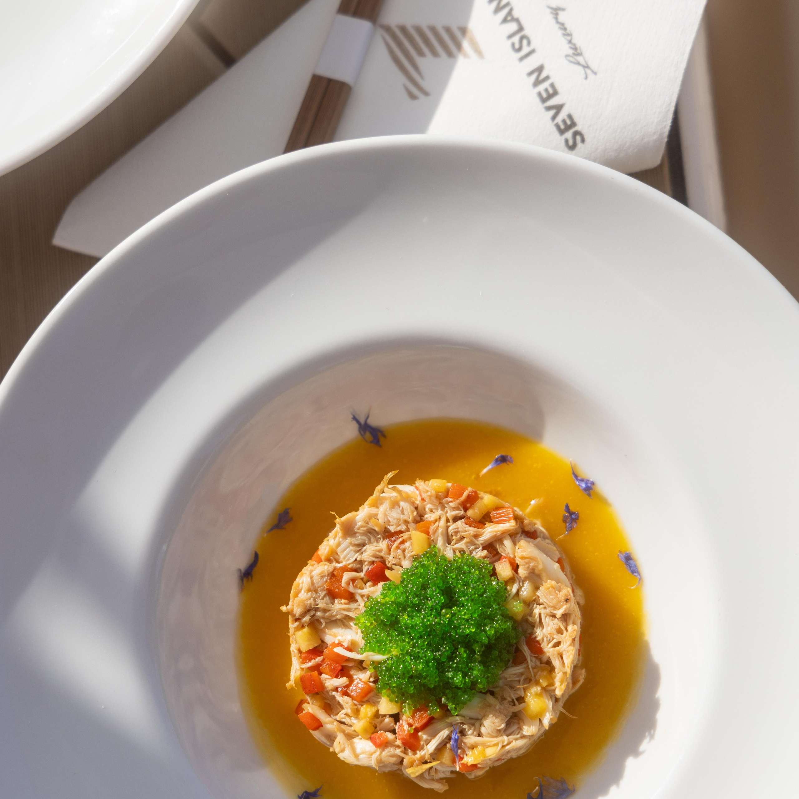 Professional food photography capturing gourmet dishes, creative food styling, and authentic dining experiences with a luxury aesthetic.