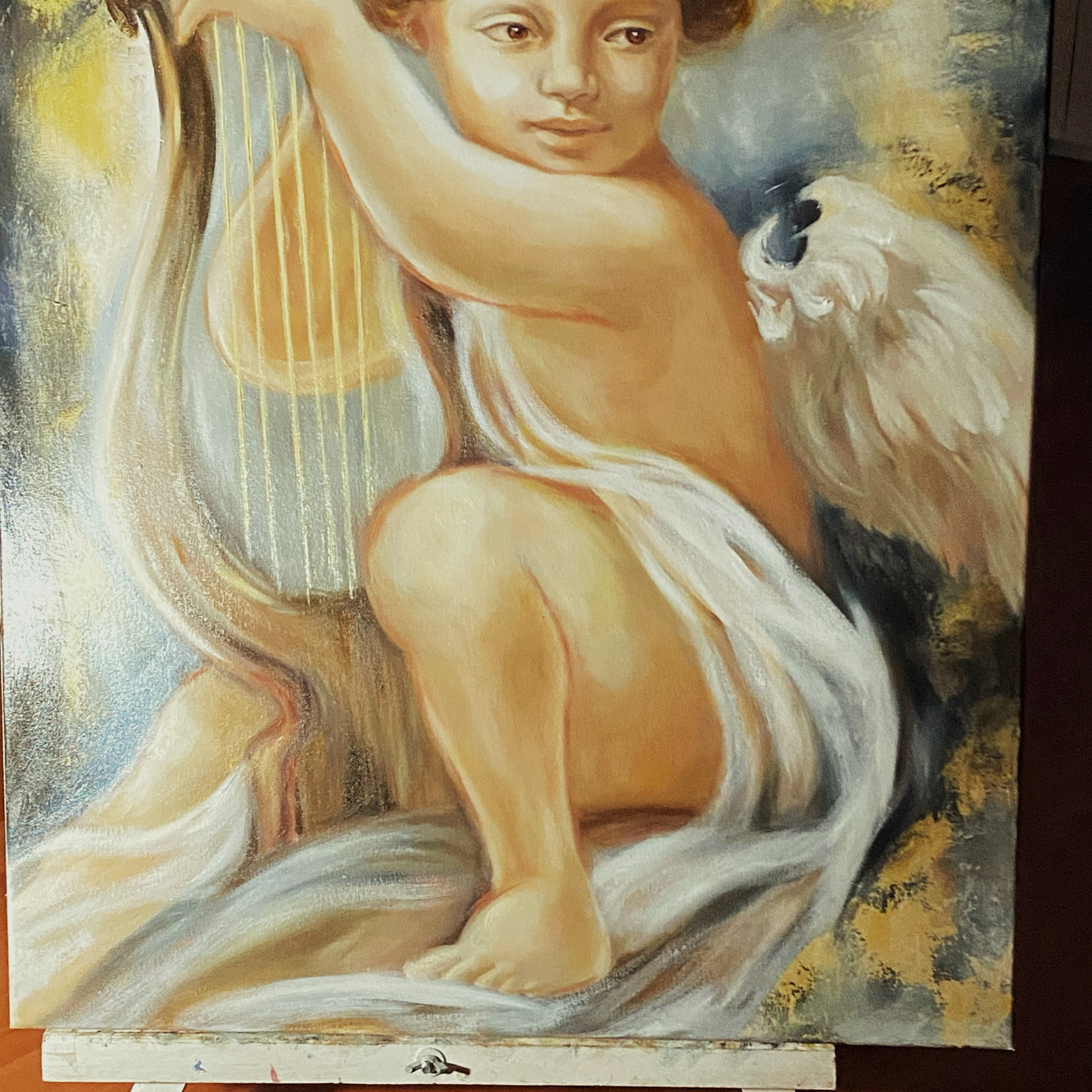 Масло. Художник преподаватель Полина Черноярова