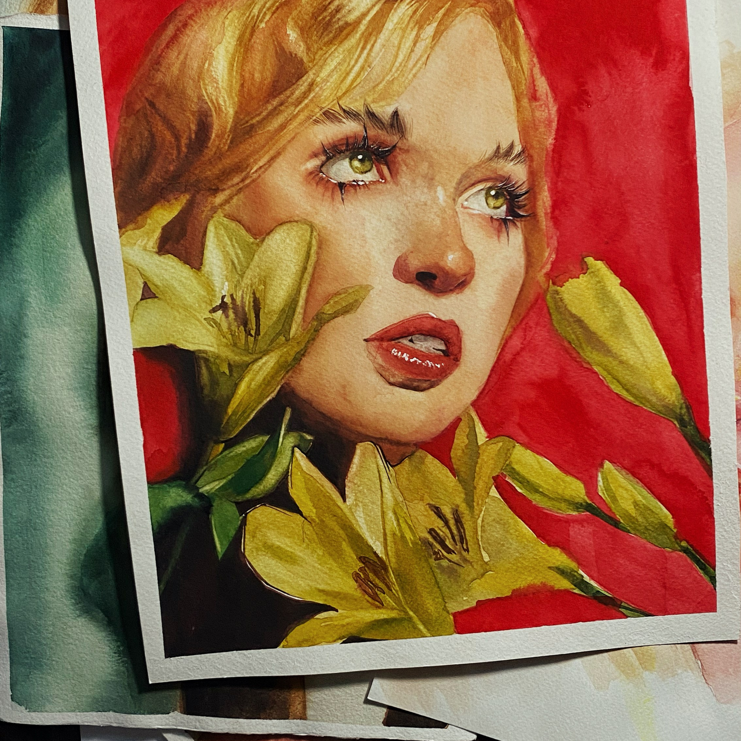 Акварель. Художник преподаватель Полина Черноярова