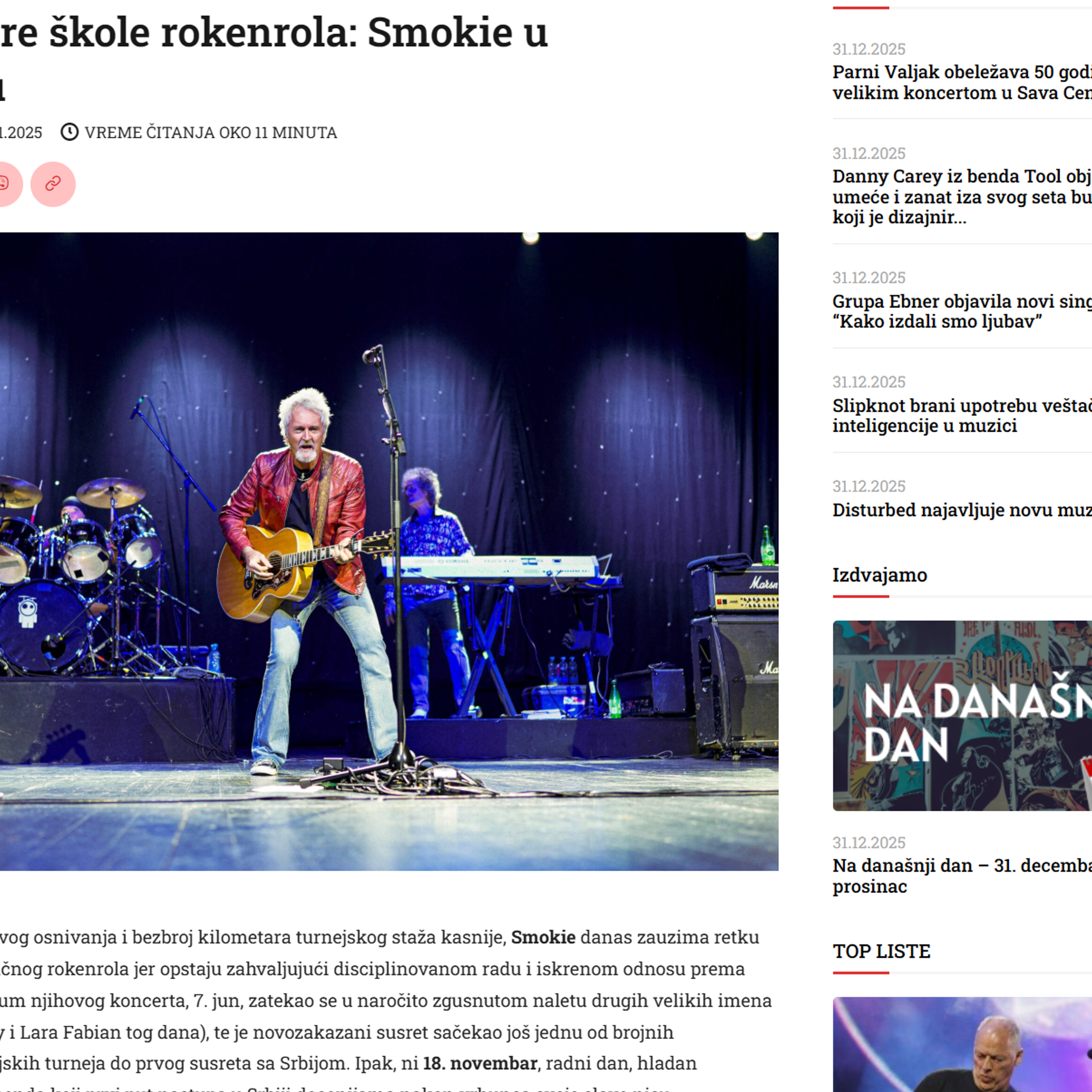 Mass Media Publications. Concert and Event photographer in Belgrade, Serbia