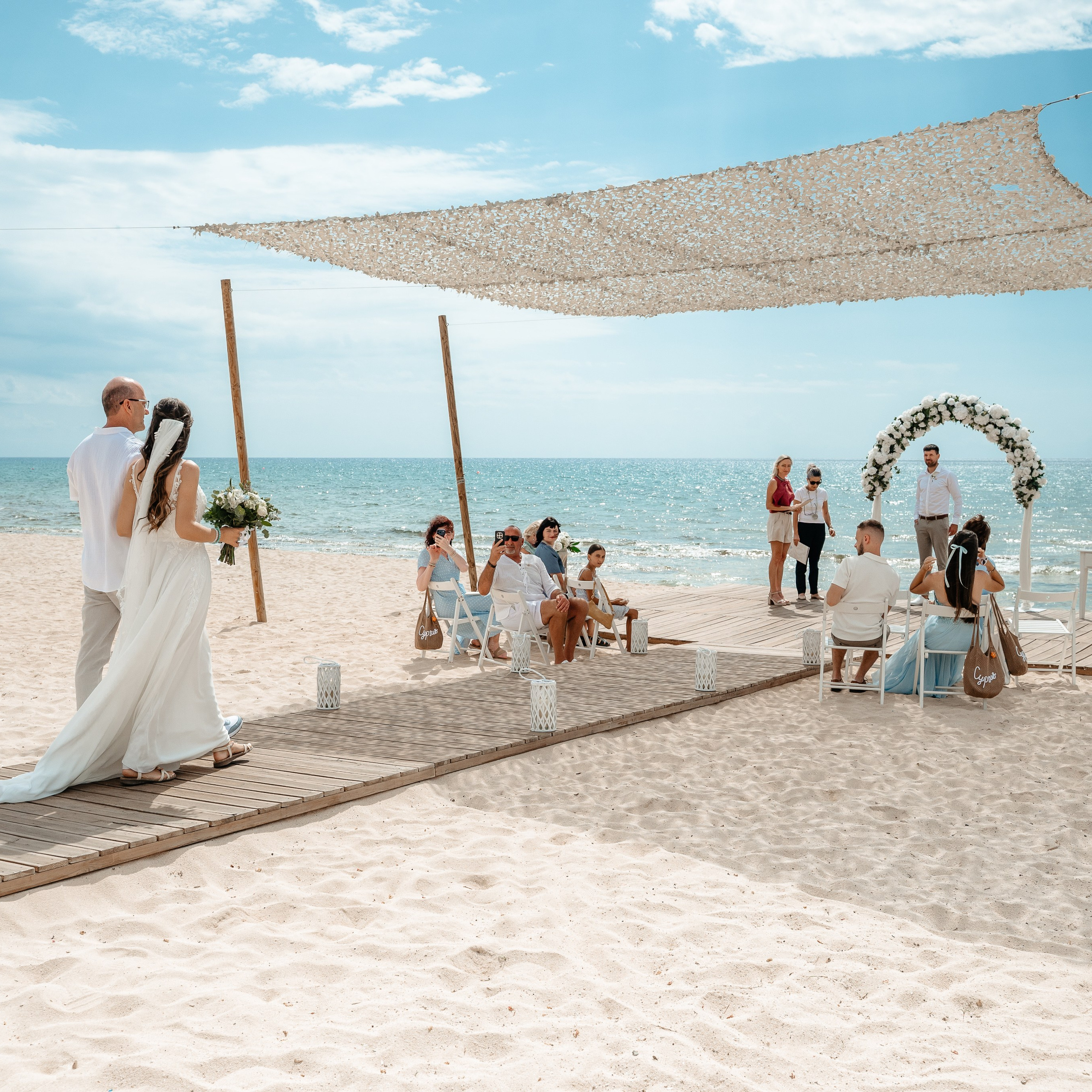Sirens beach ceremony