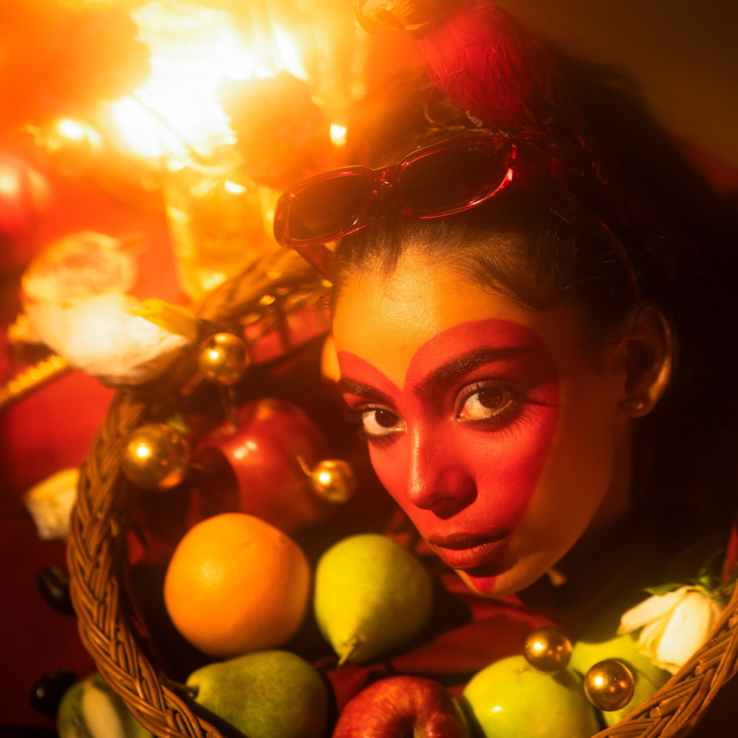 Creative Direction for head in basket Photoshoot