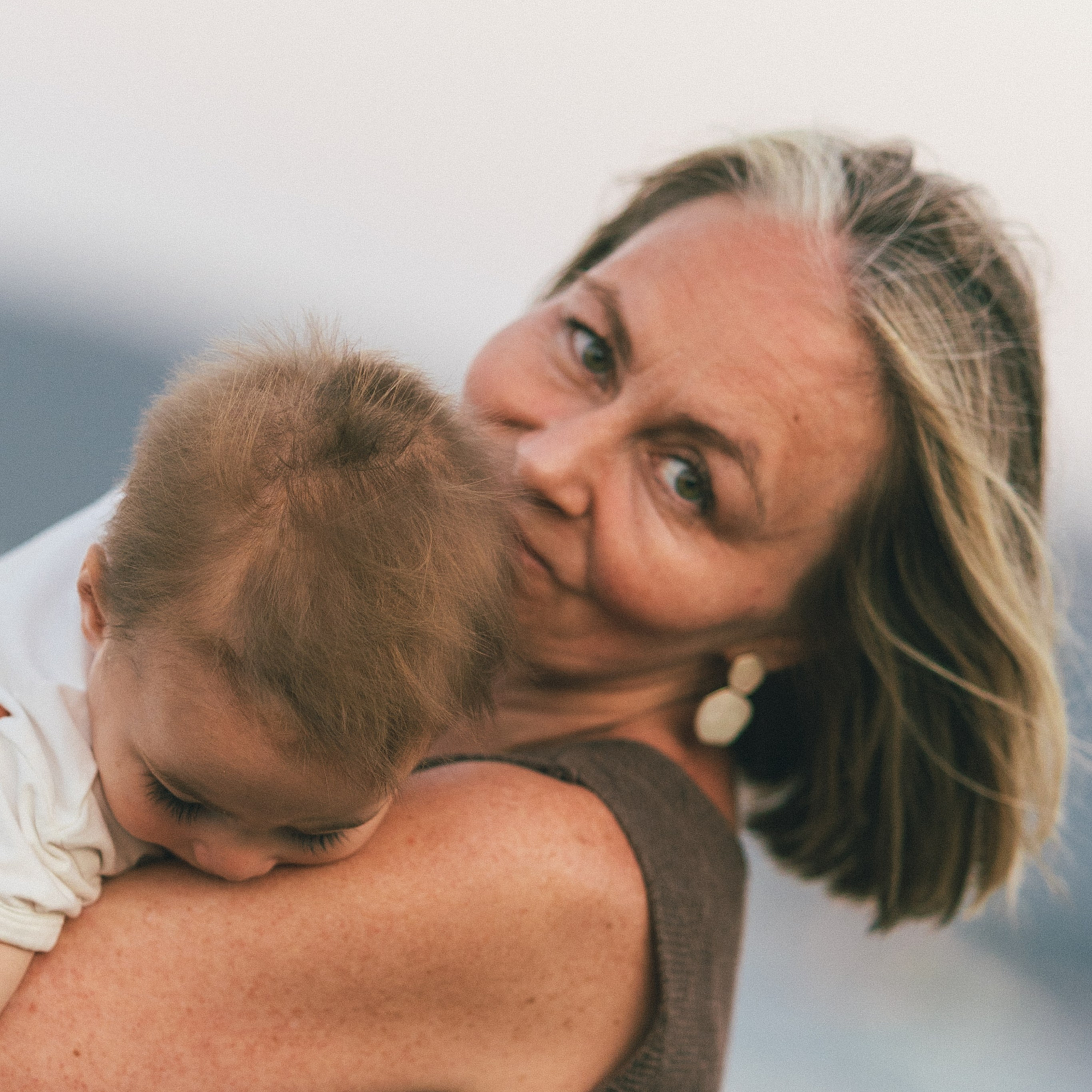 Наталия с внуком