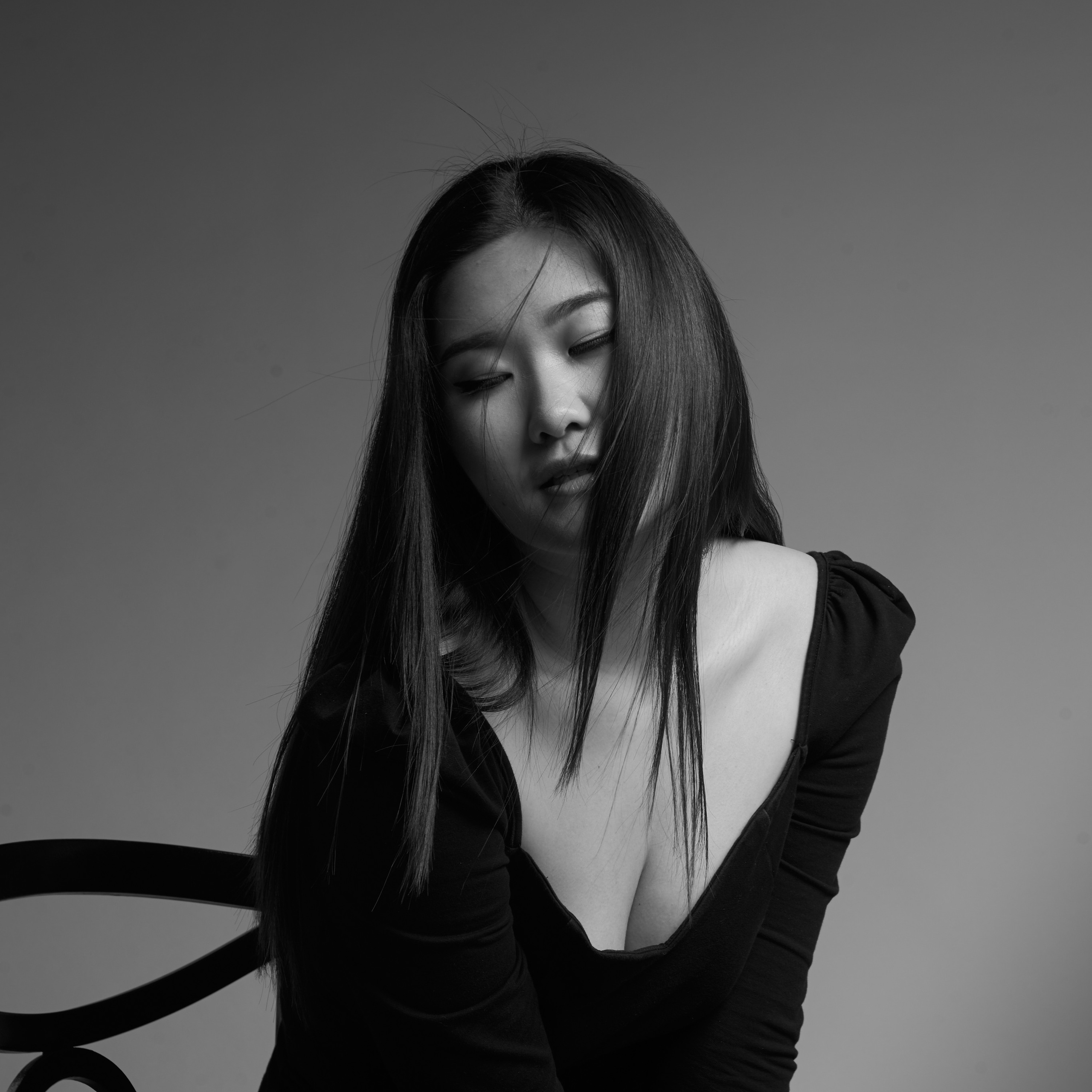 Photoshoot in a Los Angeles photo studio for Melody