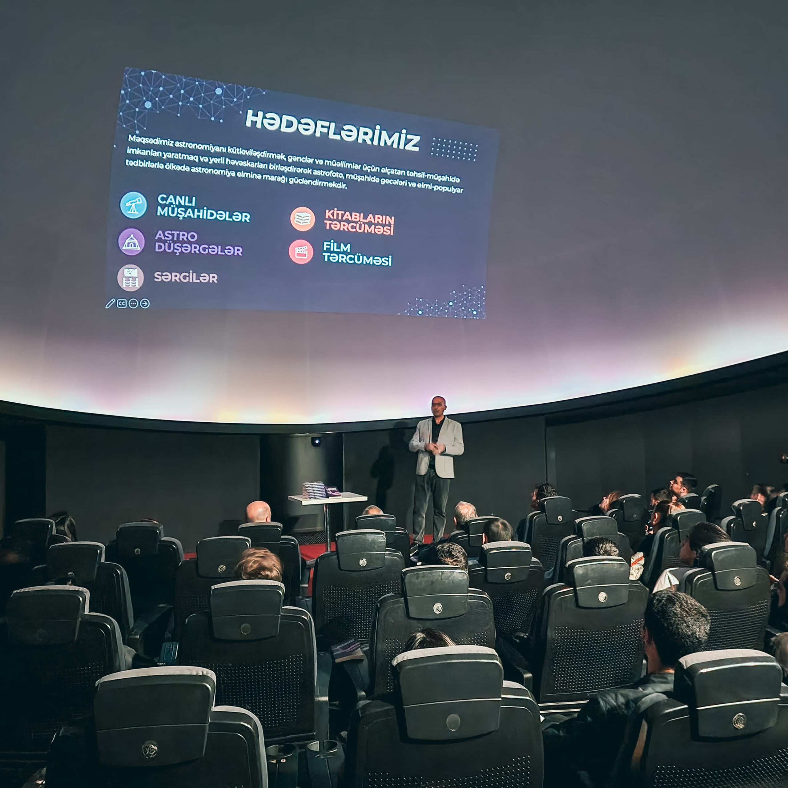 Tədbirlərimiz. Həvəskar Astronomlar Cəmiyyəti — Astronomy.az