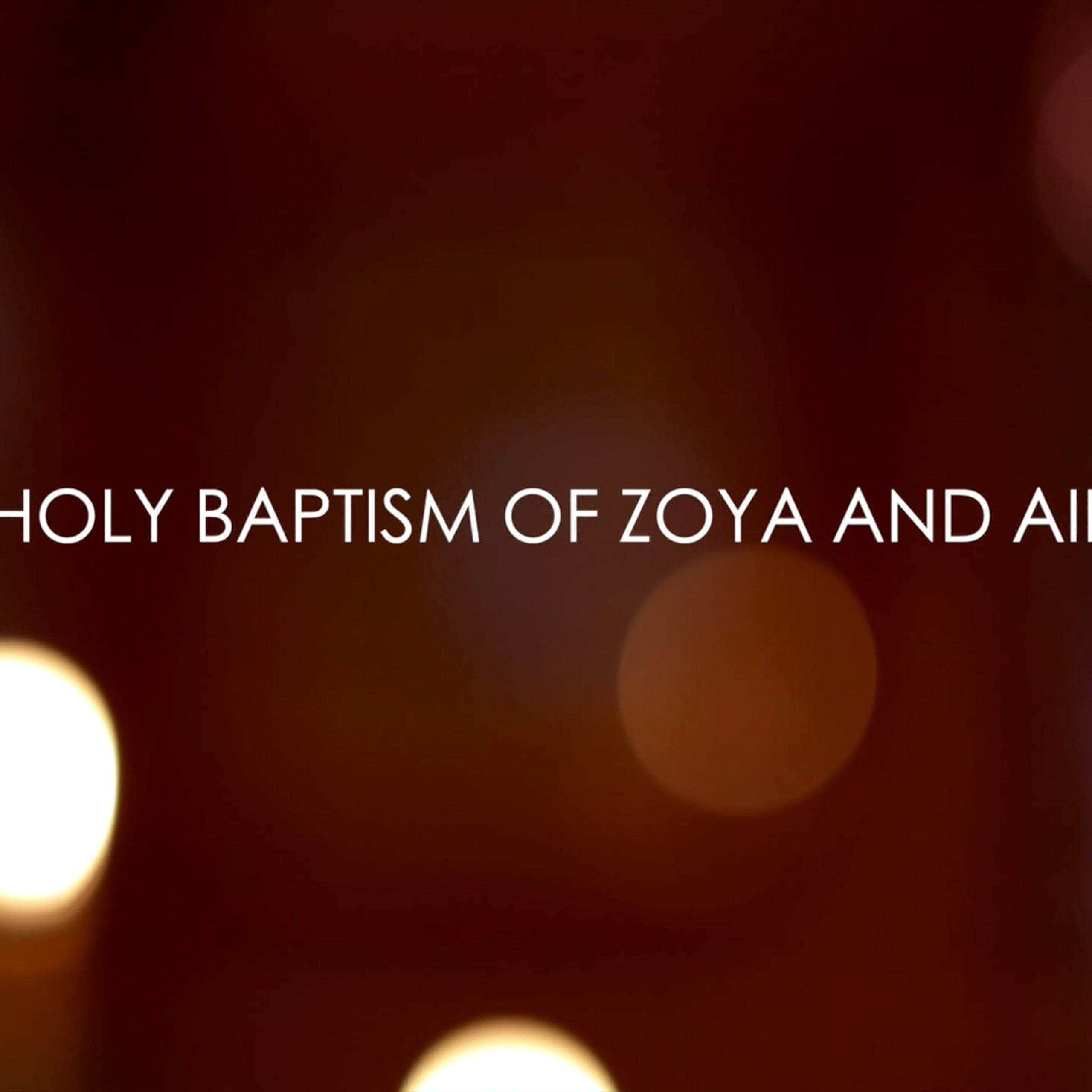 RUSSIAN ORTHODOX CHRISTENING