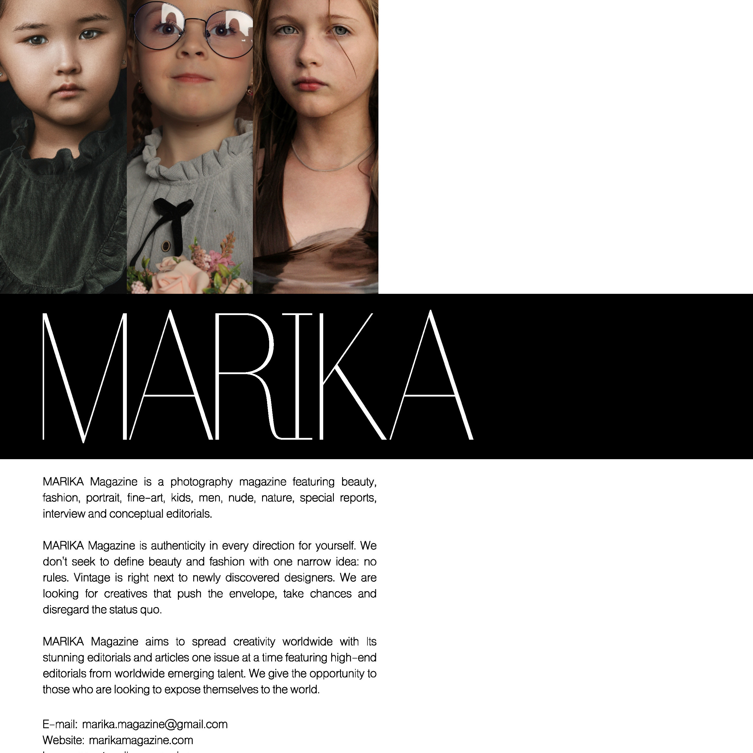 Magazines. Fine-art children photographer