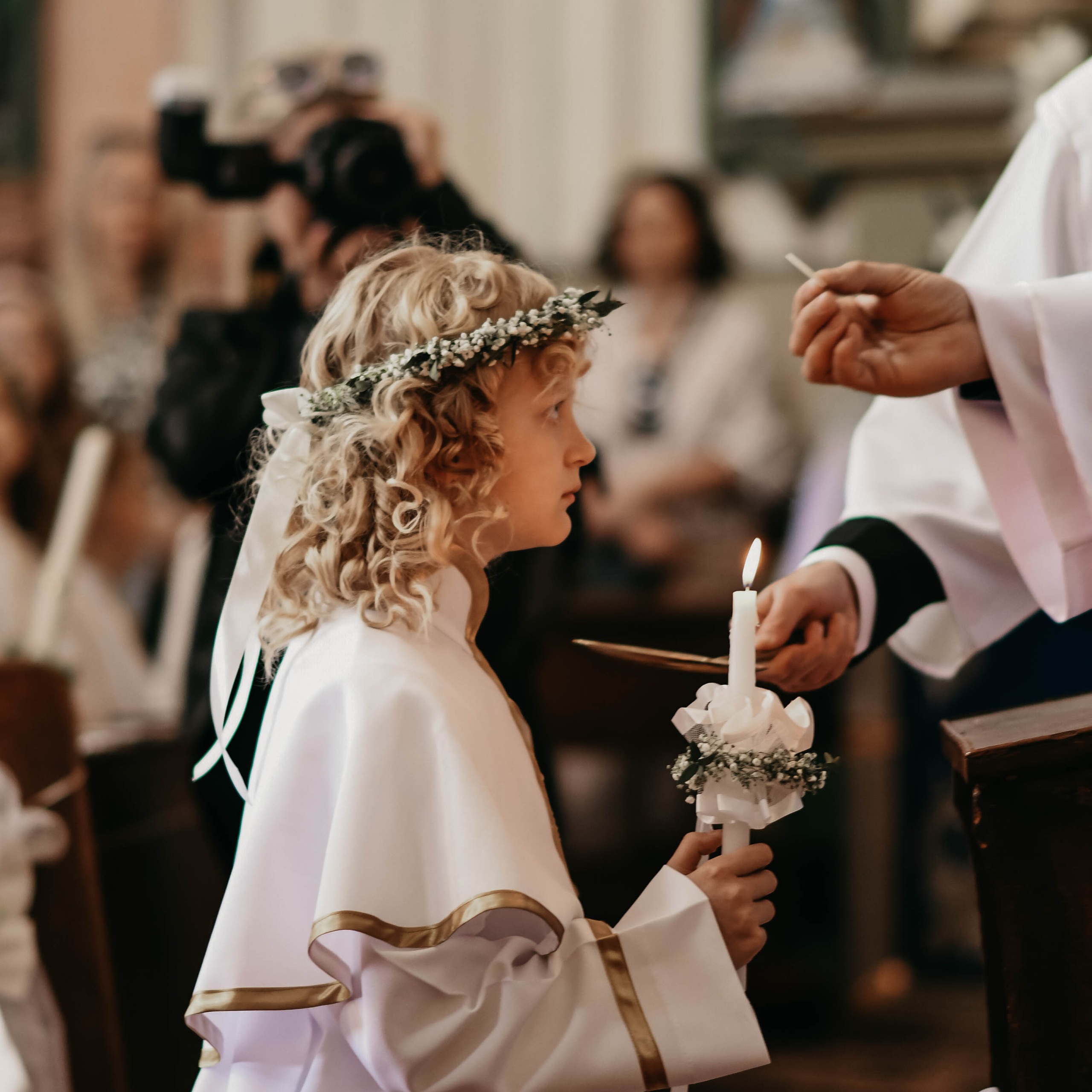 Pirmoji komunija. Photographer from Vilnius