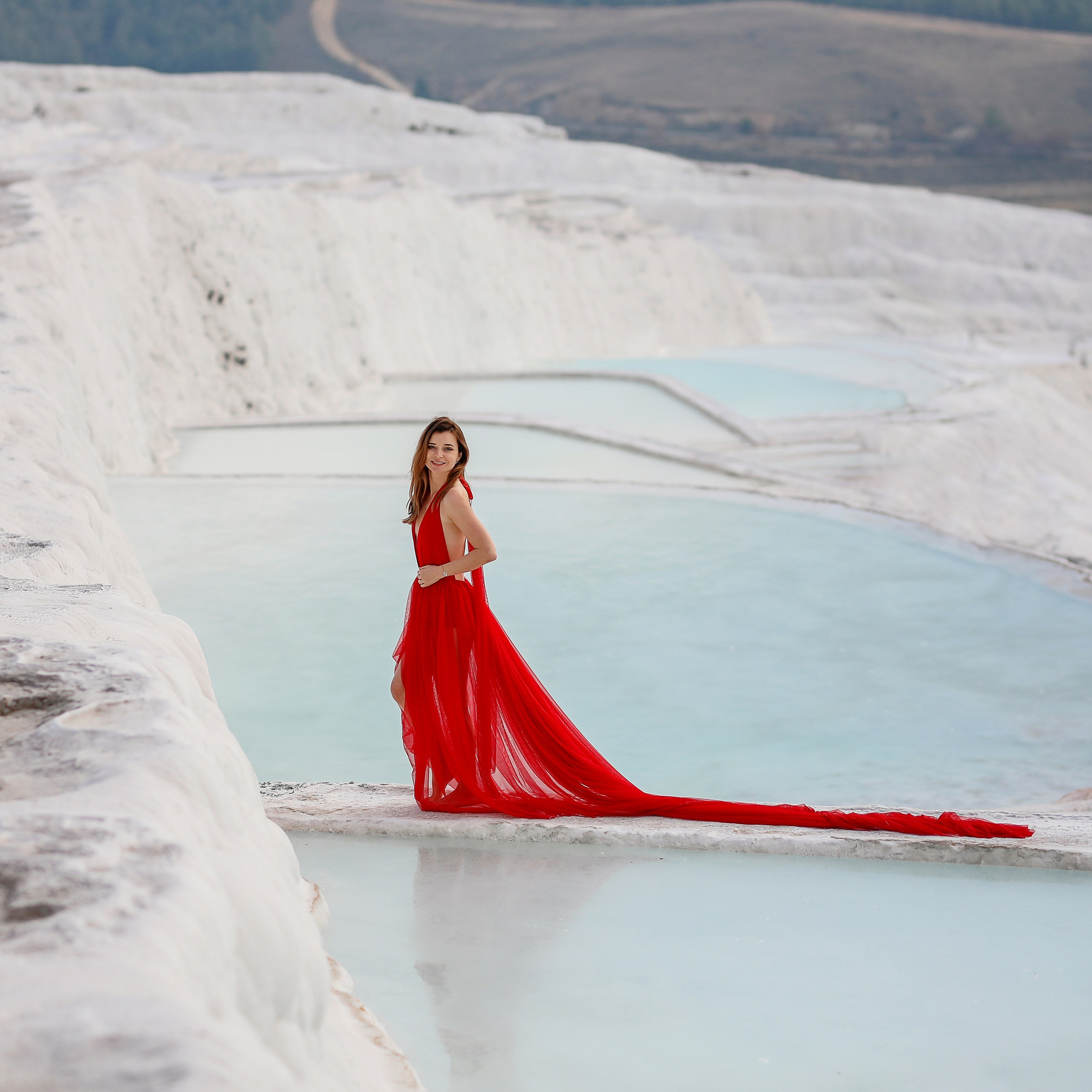 Photoshooting in Pamukkale