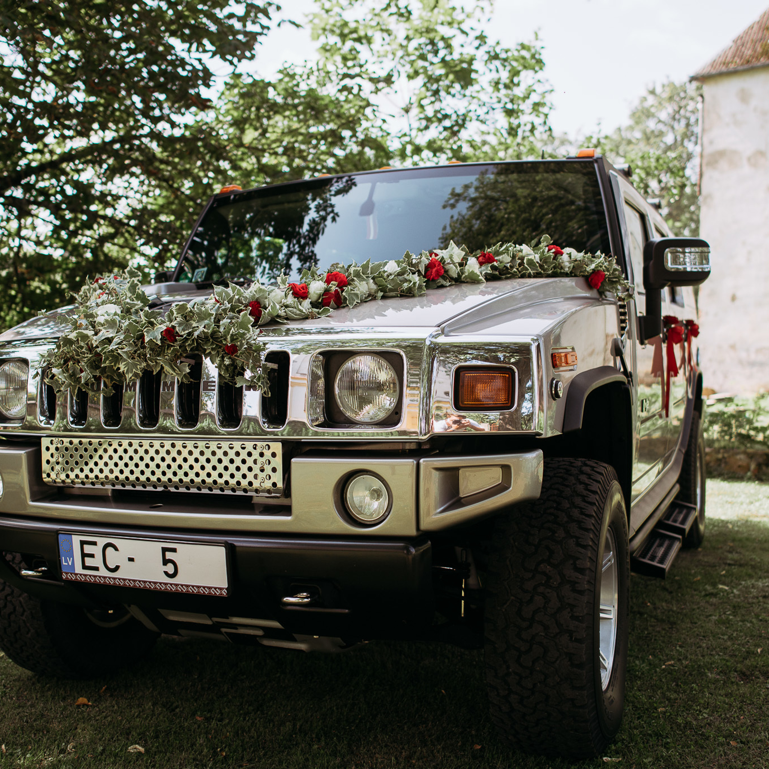 Оформление свадебной машины Оформление свадебного авто Декор на машину Композиция на машину Mašīna dekorsKāzu auto