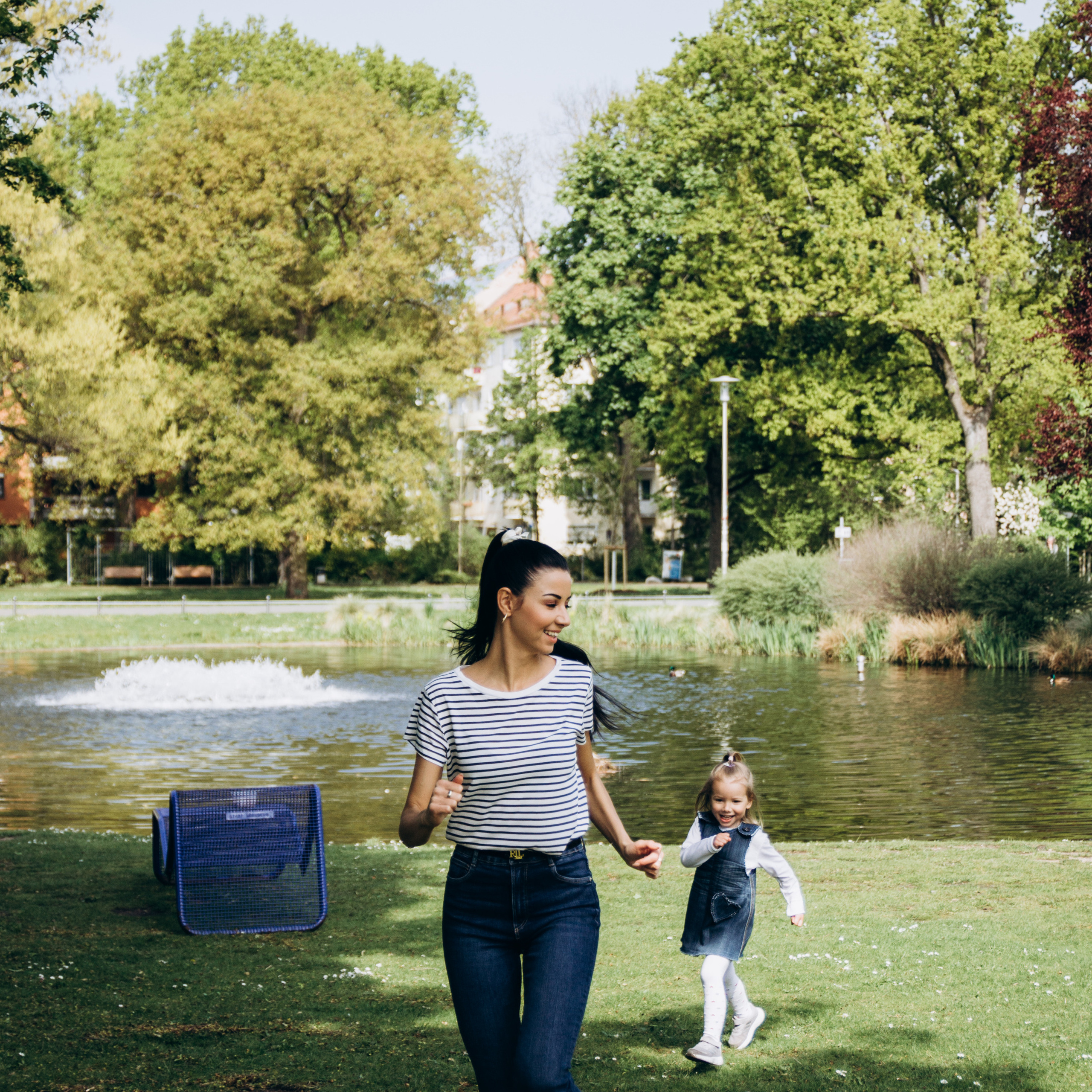 Mutter-Tochter Shooting im Stadtpark Nürnberg