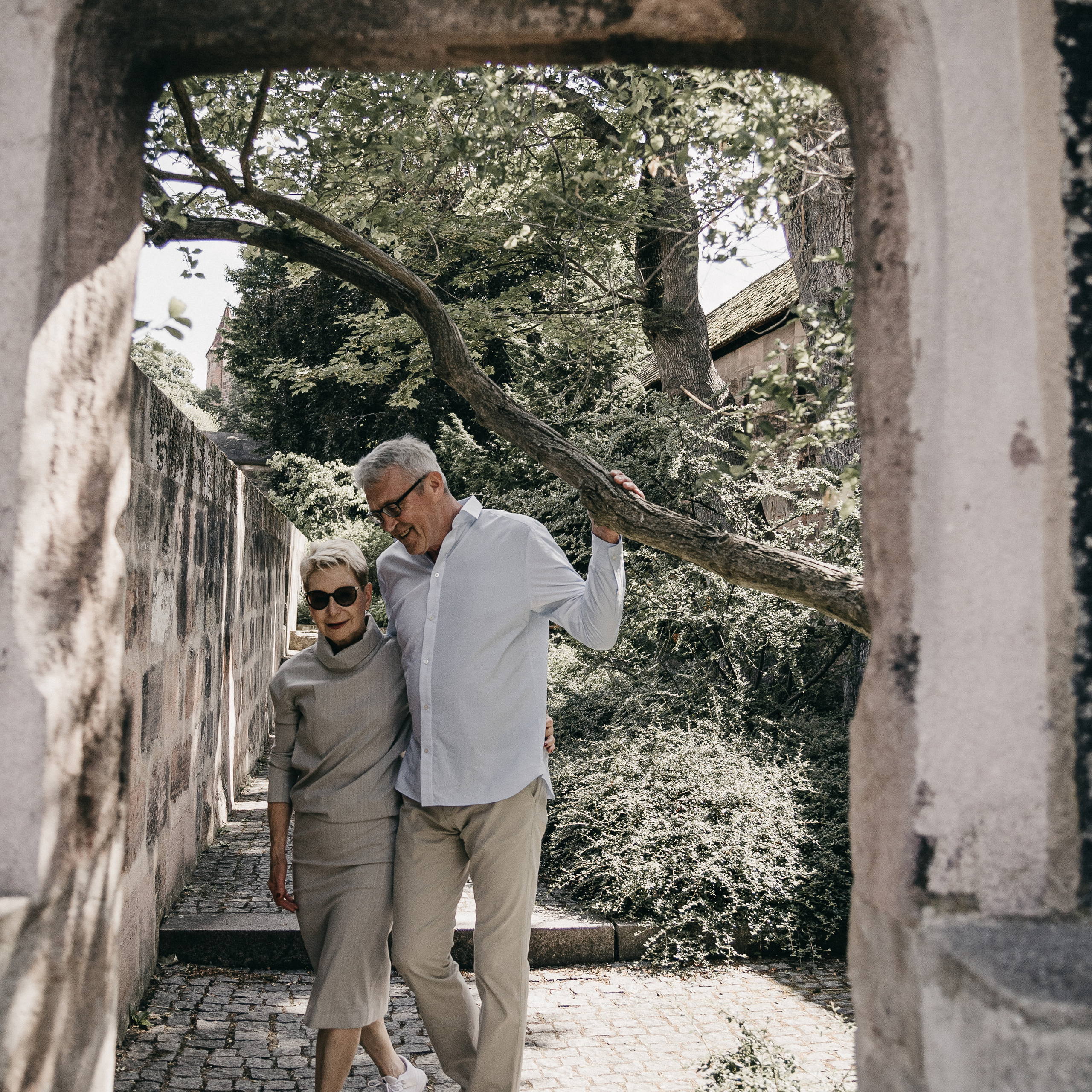 Paarfotografie auf der Kaiserburg