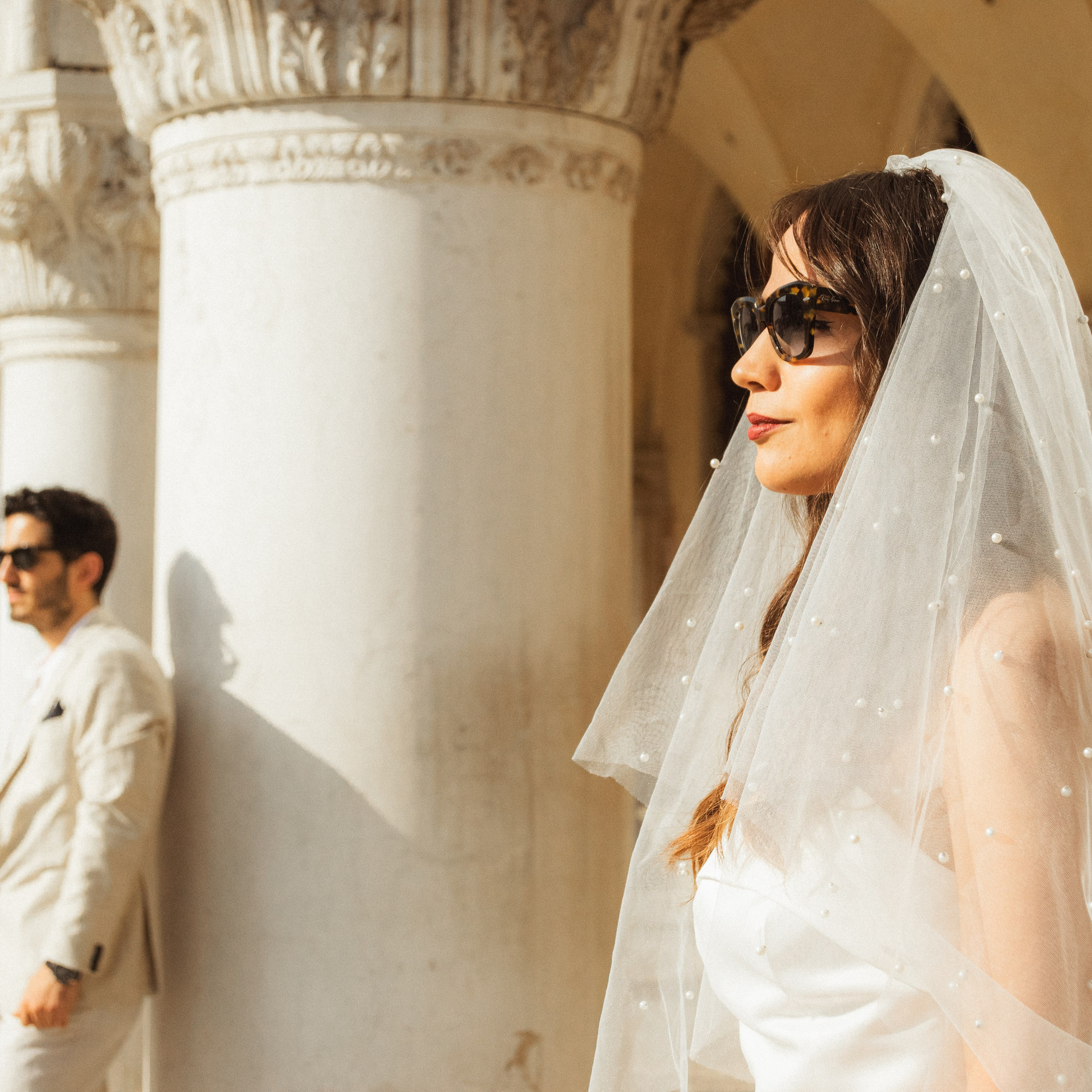 Sahand and Shiva exploring Venice