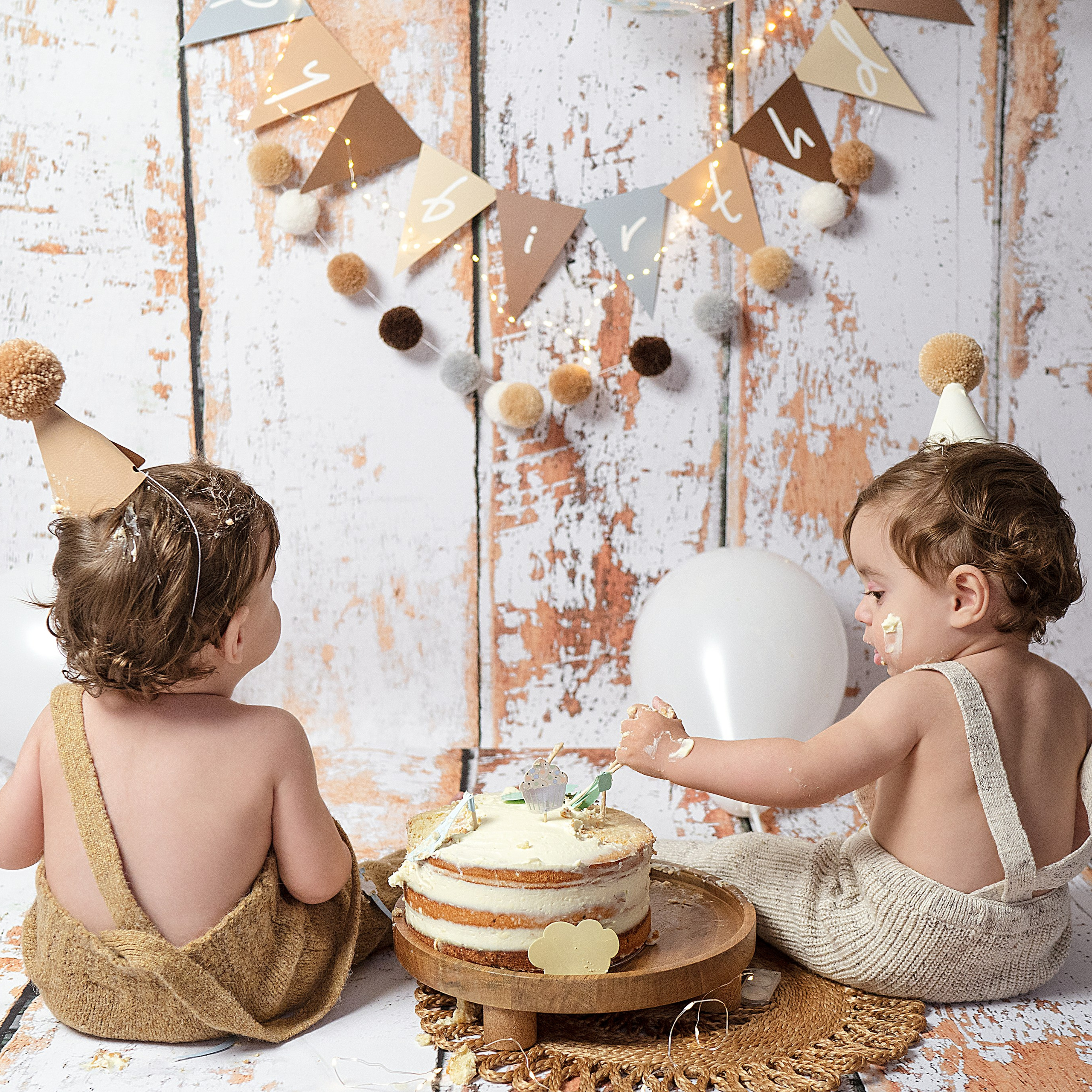Cake Smash. Bébé Newborn Photographer in Copenhagen