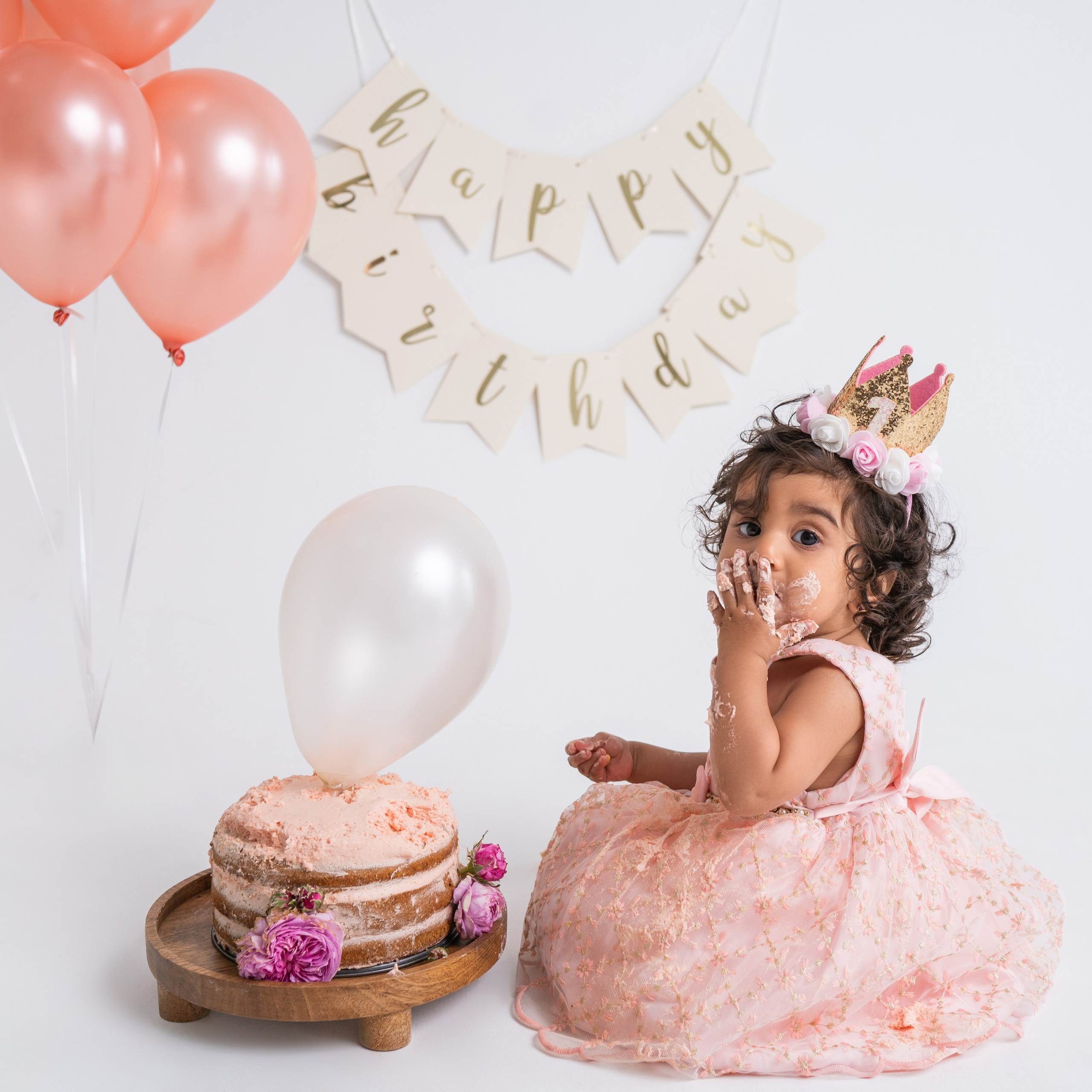 Cake Smash. Bébé Newborn Photographer in Copenhagen