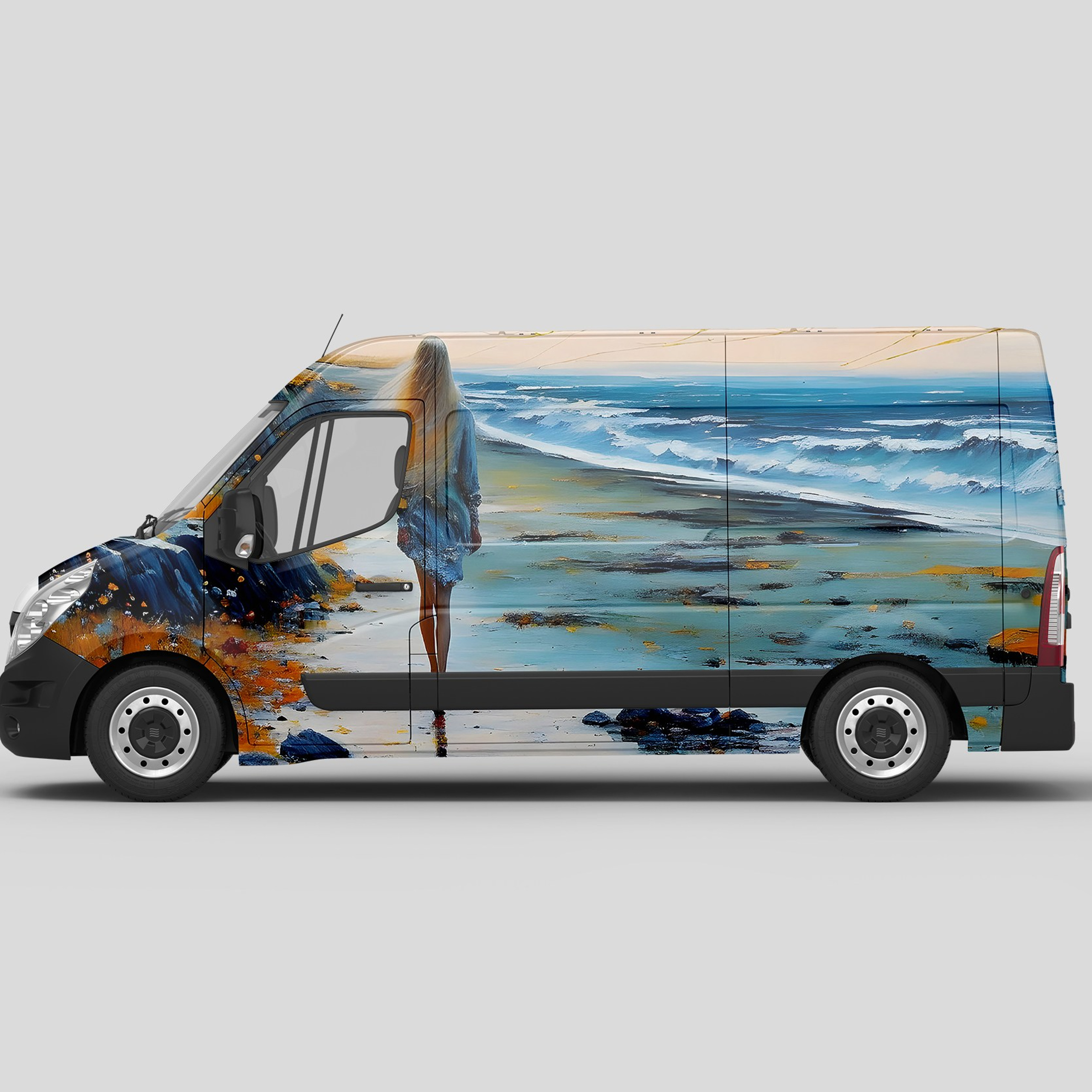 “Into the distance…” digital art for interior
