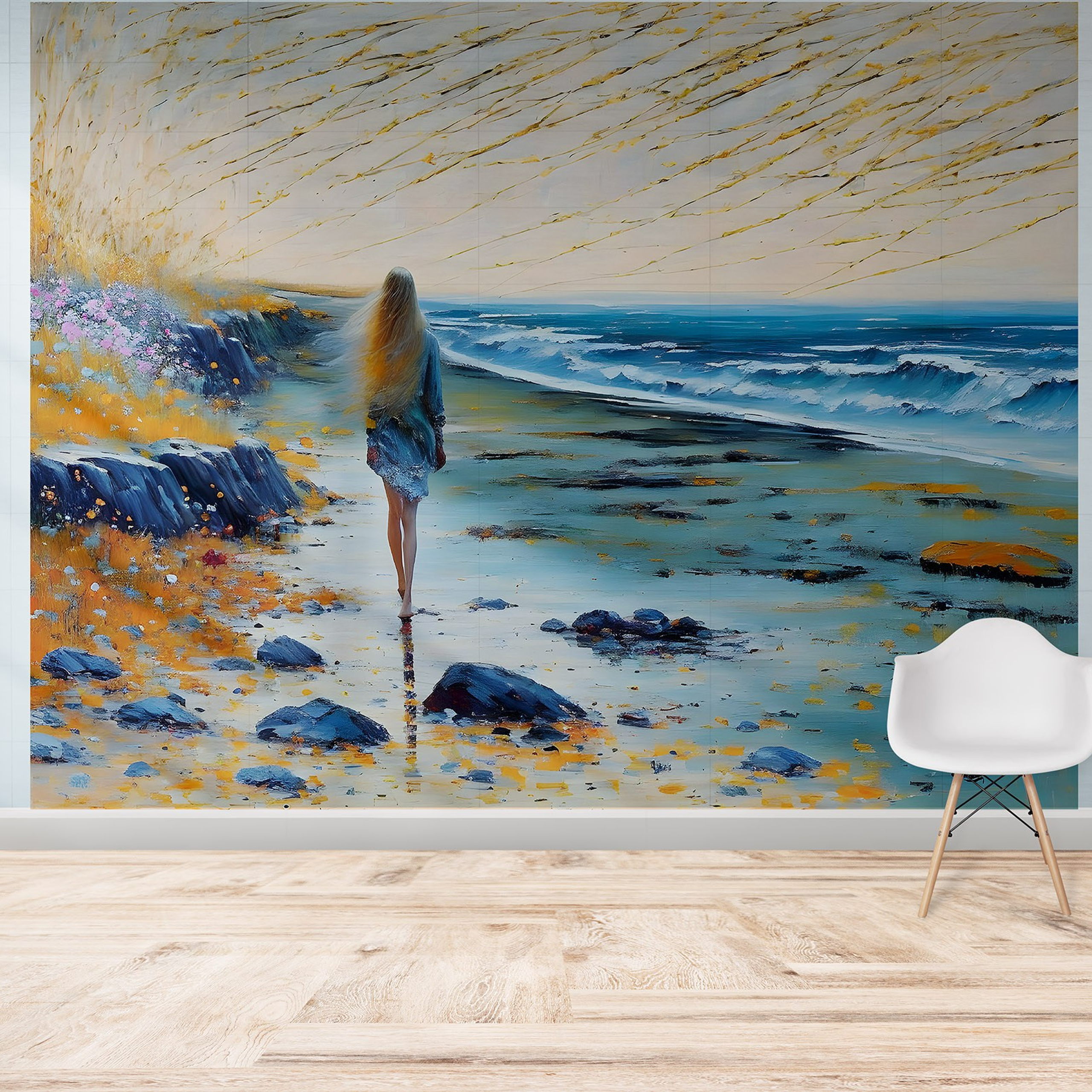 “Into the distance…” digital art for interior
