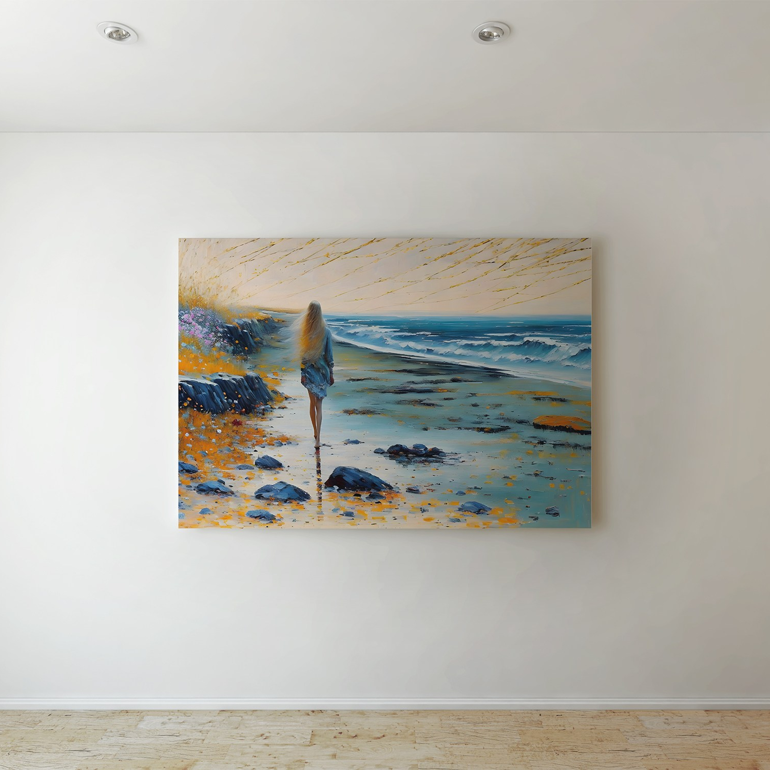 “Into the distance…” digital art for interior
