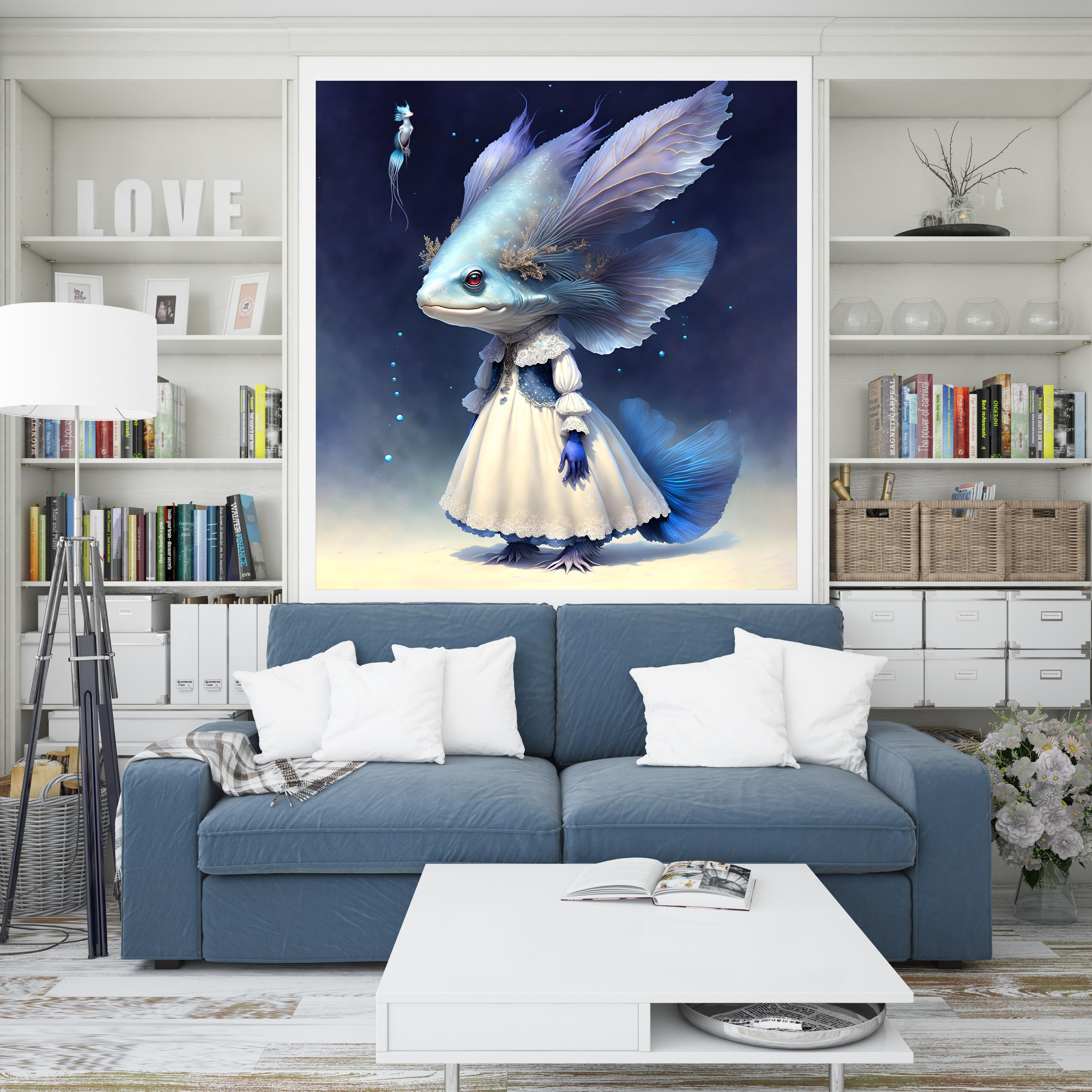 “Mother Fish” TIFF/Digital Print File