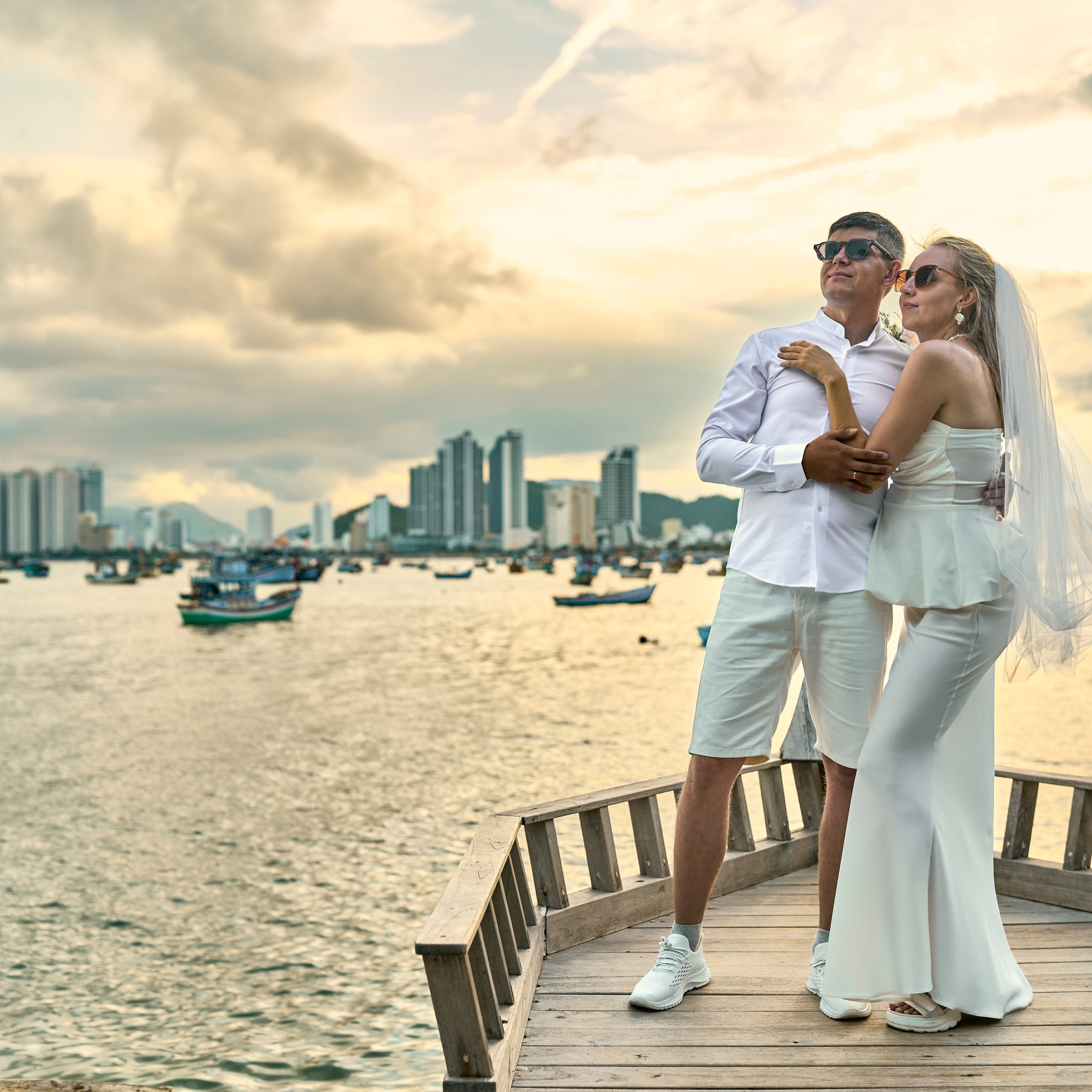 Закатный вечер в Marina Beach. Семейный фотограф в Нячанге. Прогулки, lovestory, свадебные, студийные съёмки
