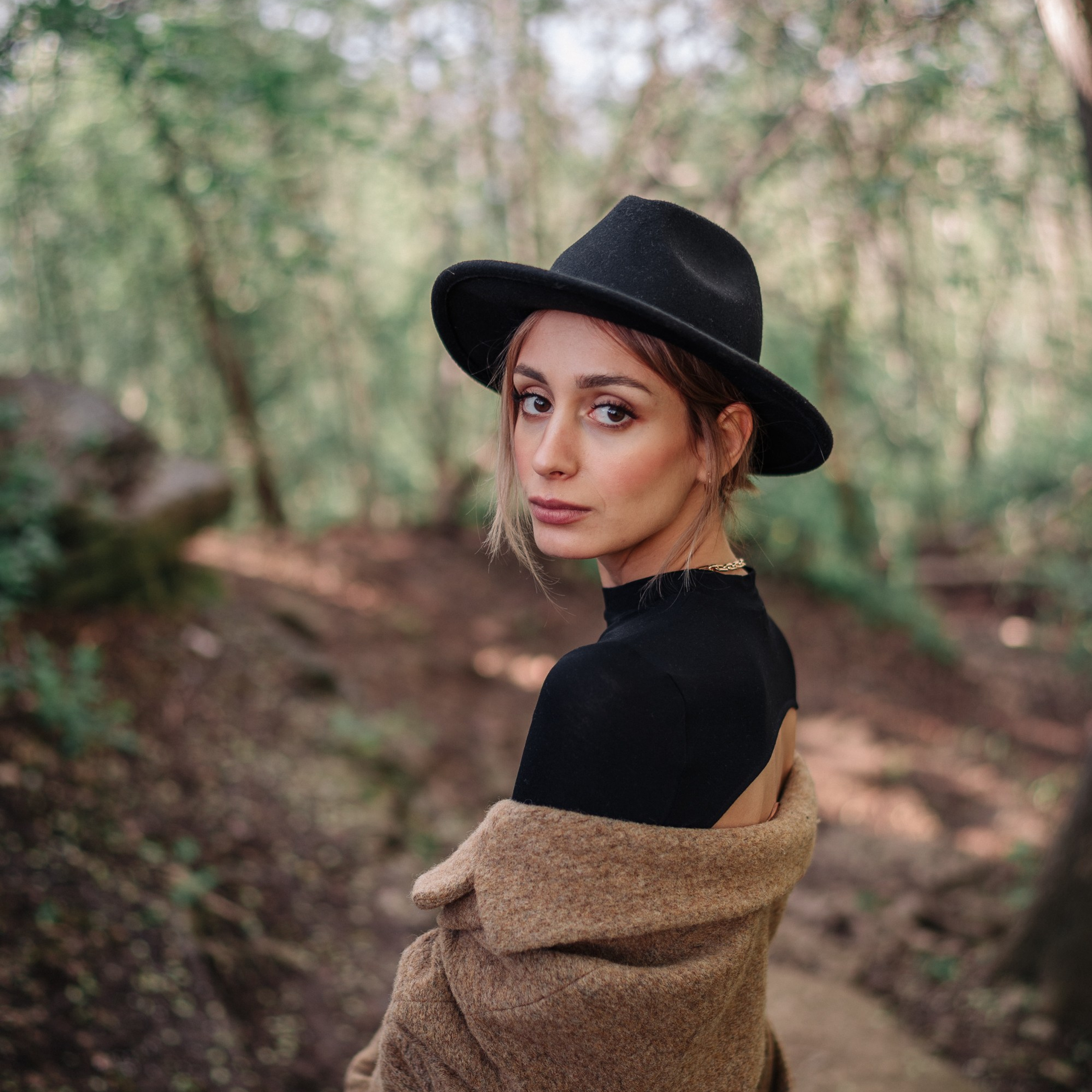 Hat, Coat, and Watch