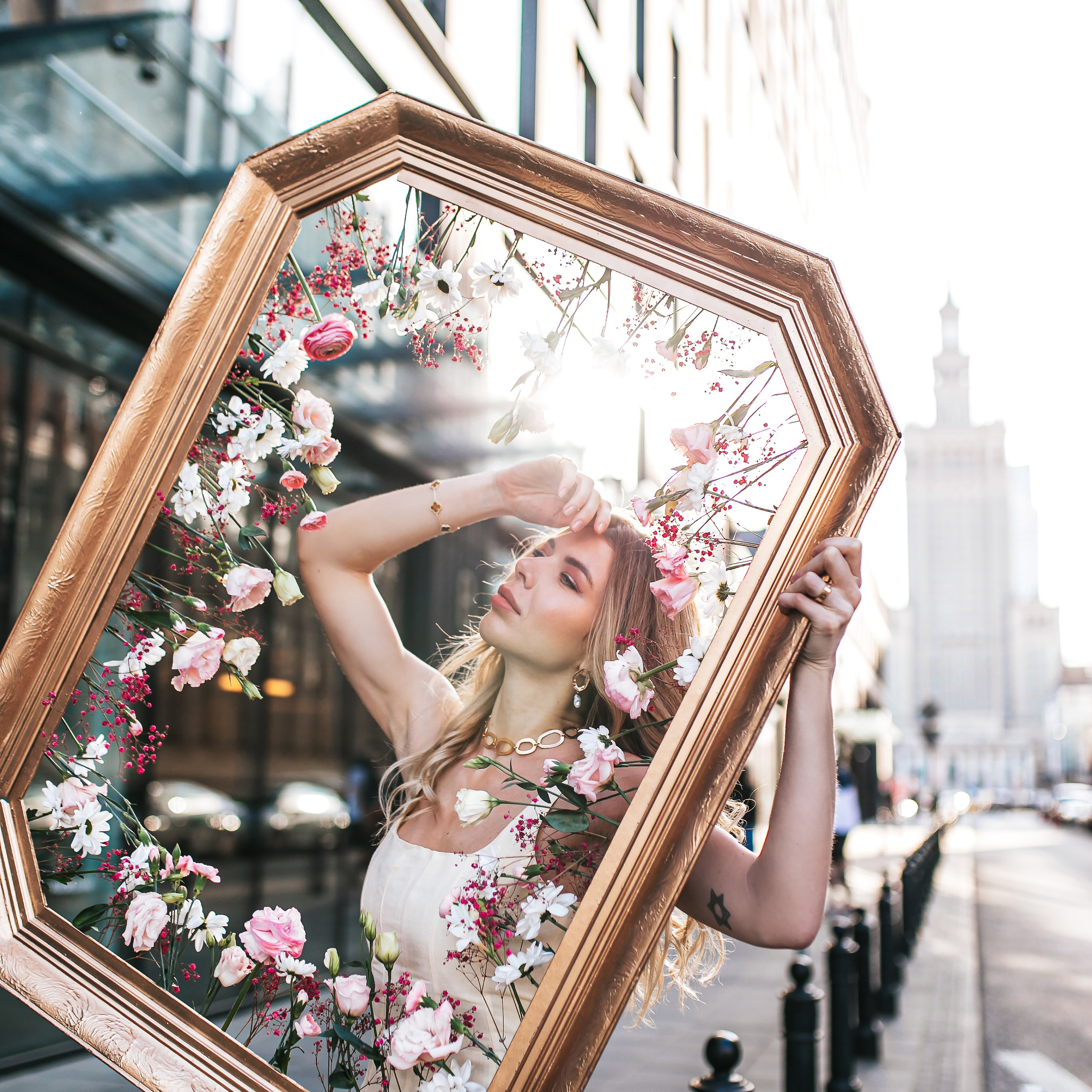 Творческая съемка «Цветущая в городе»