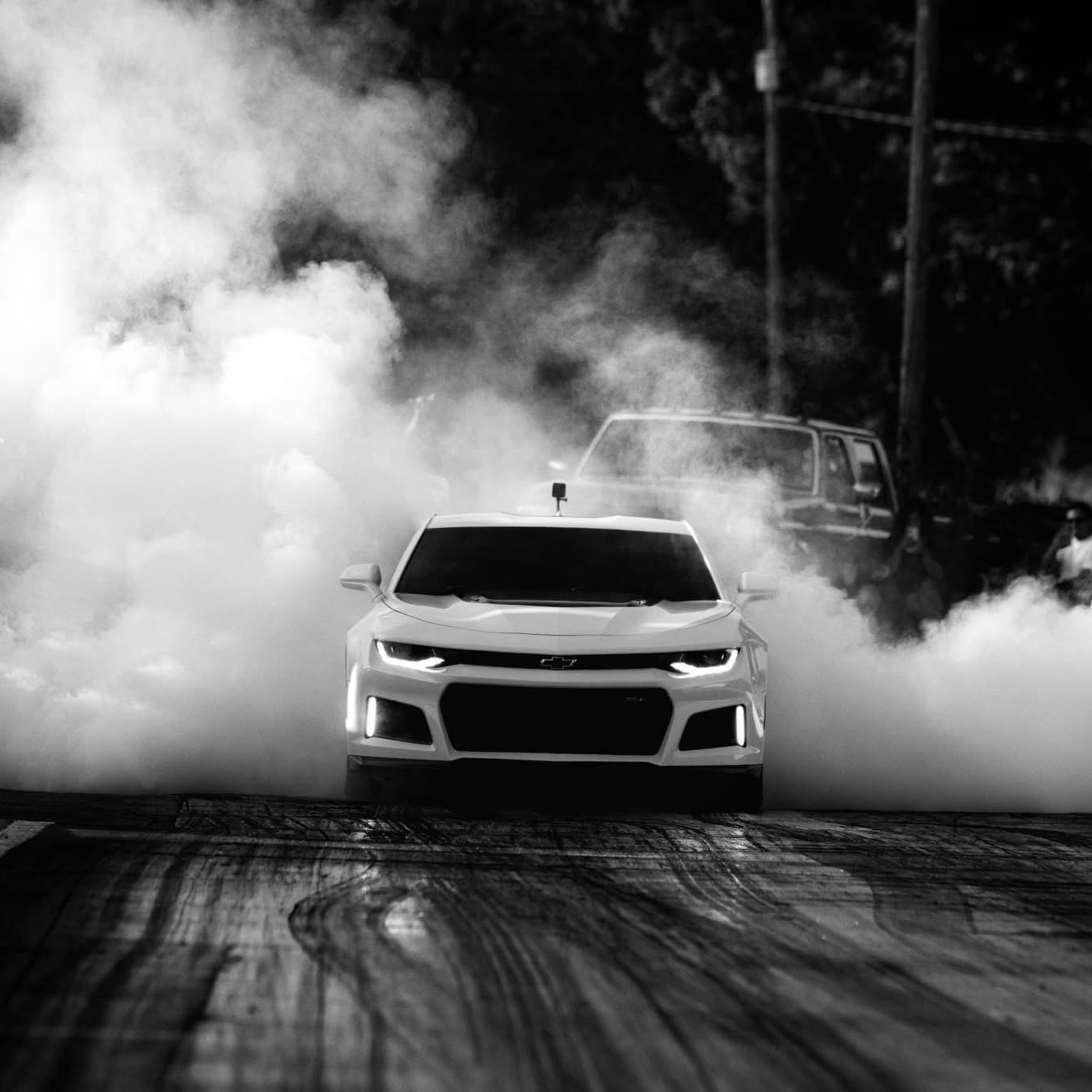 Black and white