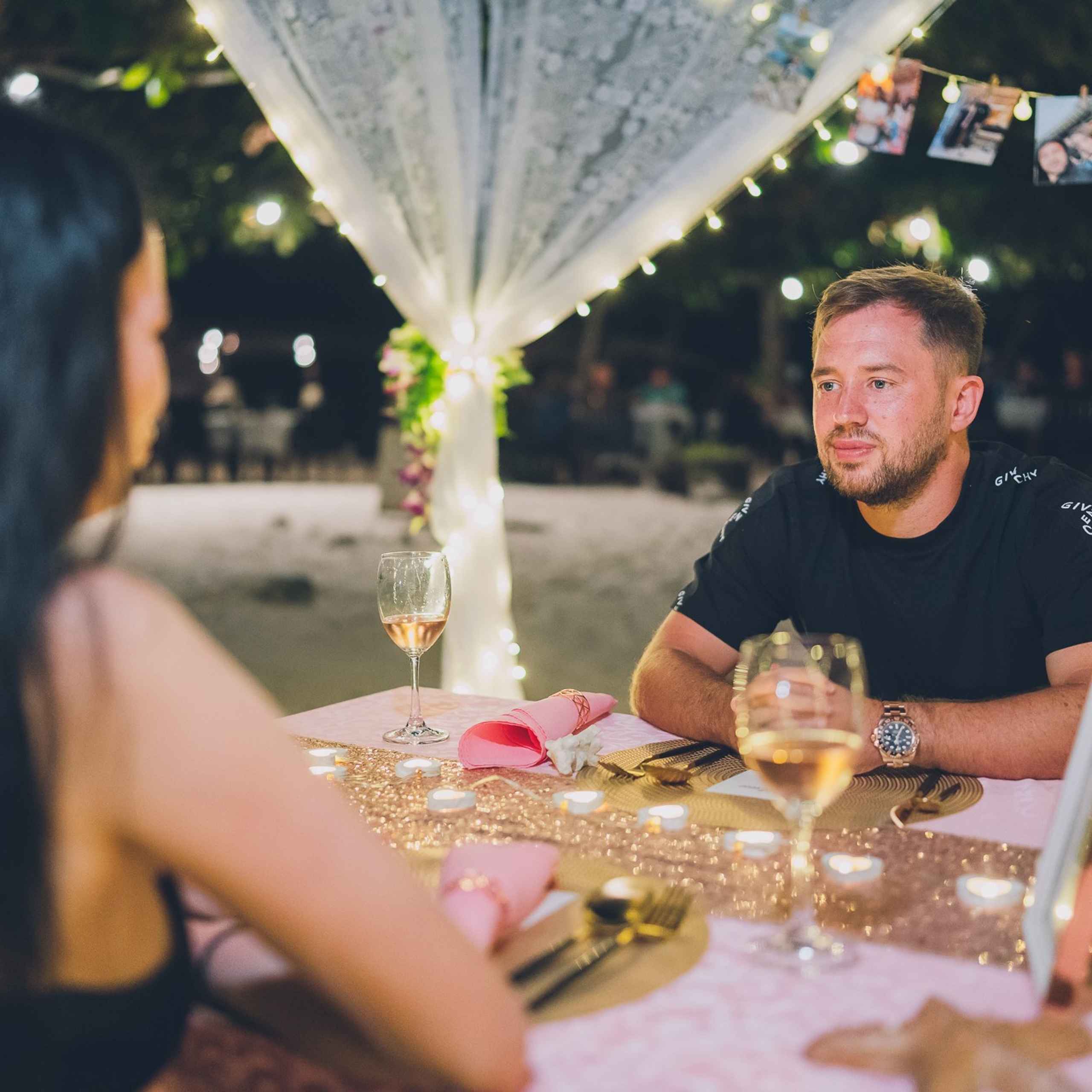 Photo. Romantic proposal on Koh Samui, Thailand