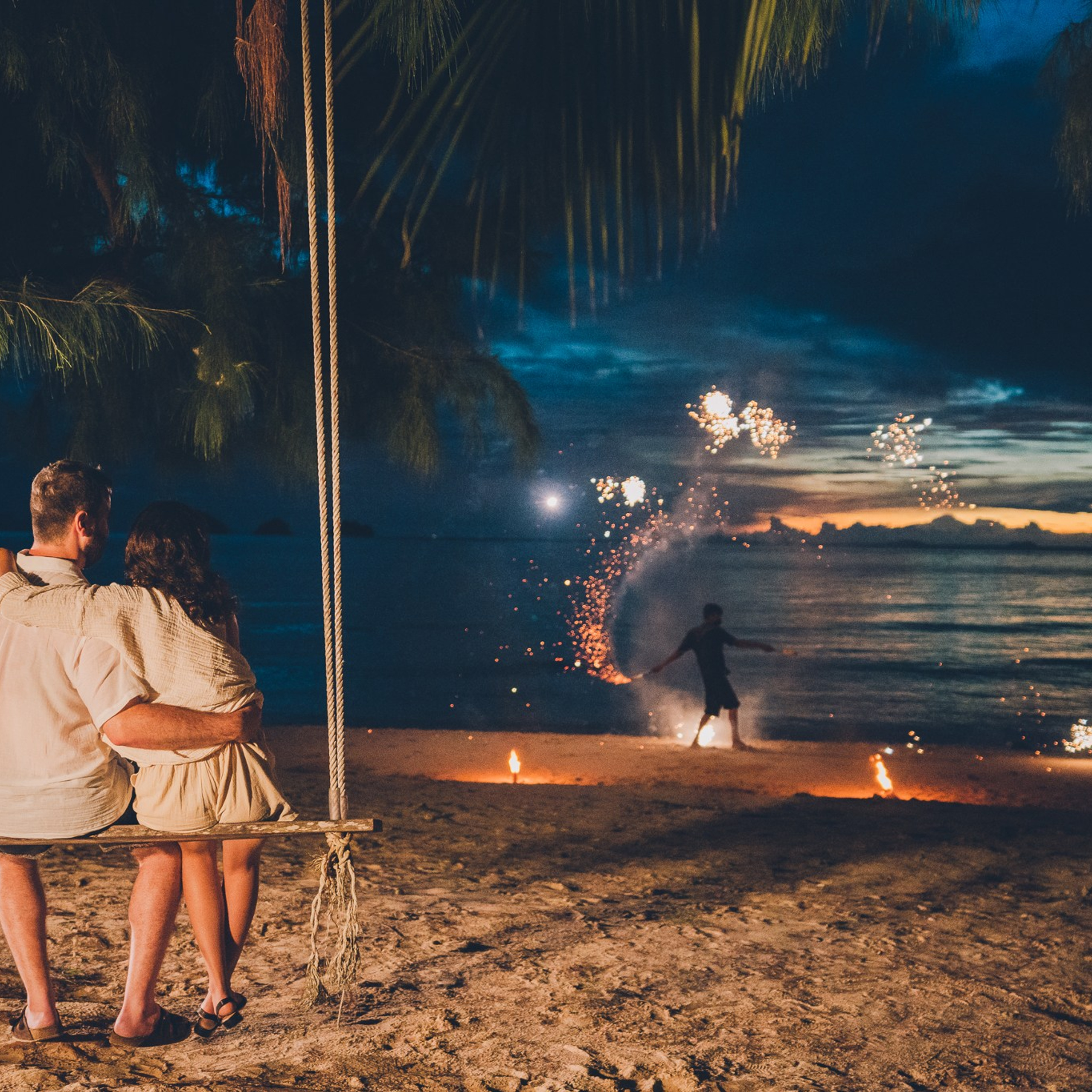 Photo. Romantic proposal on Koh Samui, Thailand
