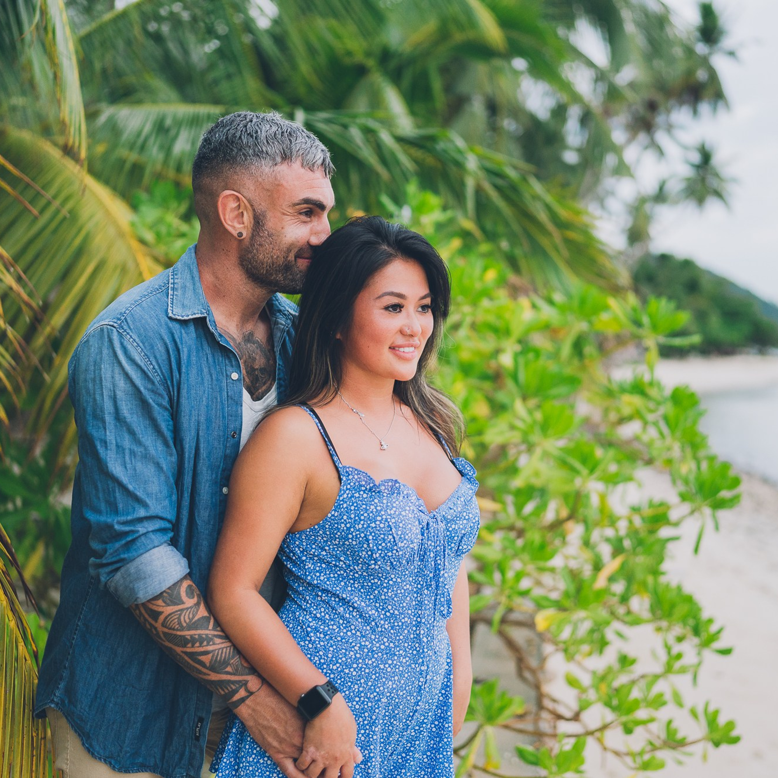 Photo. Romantic proposal on Koh Samui, Thailand