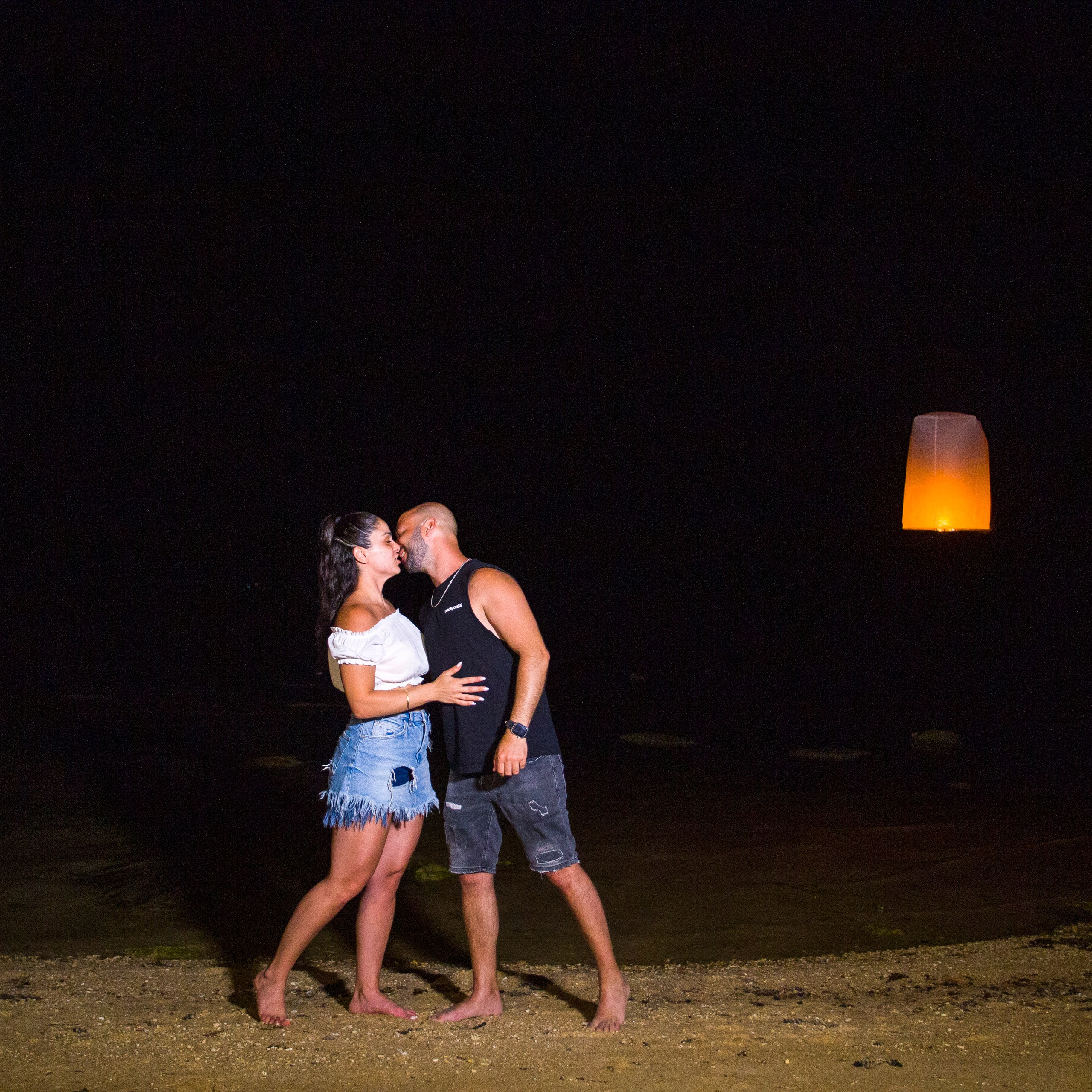 Photo. Romantic proposal on Koh Samui, Thailand