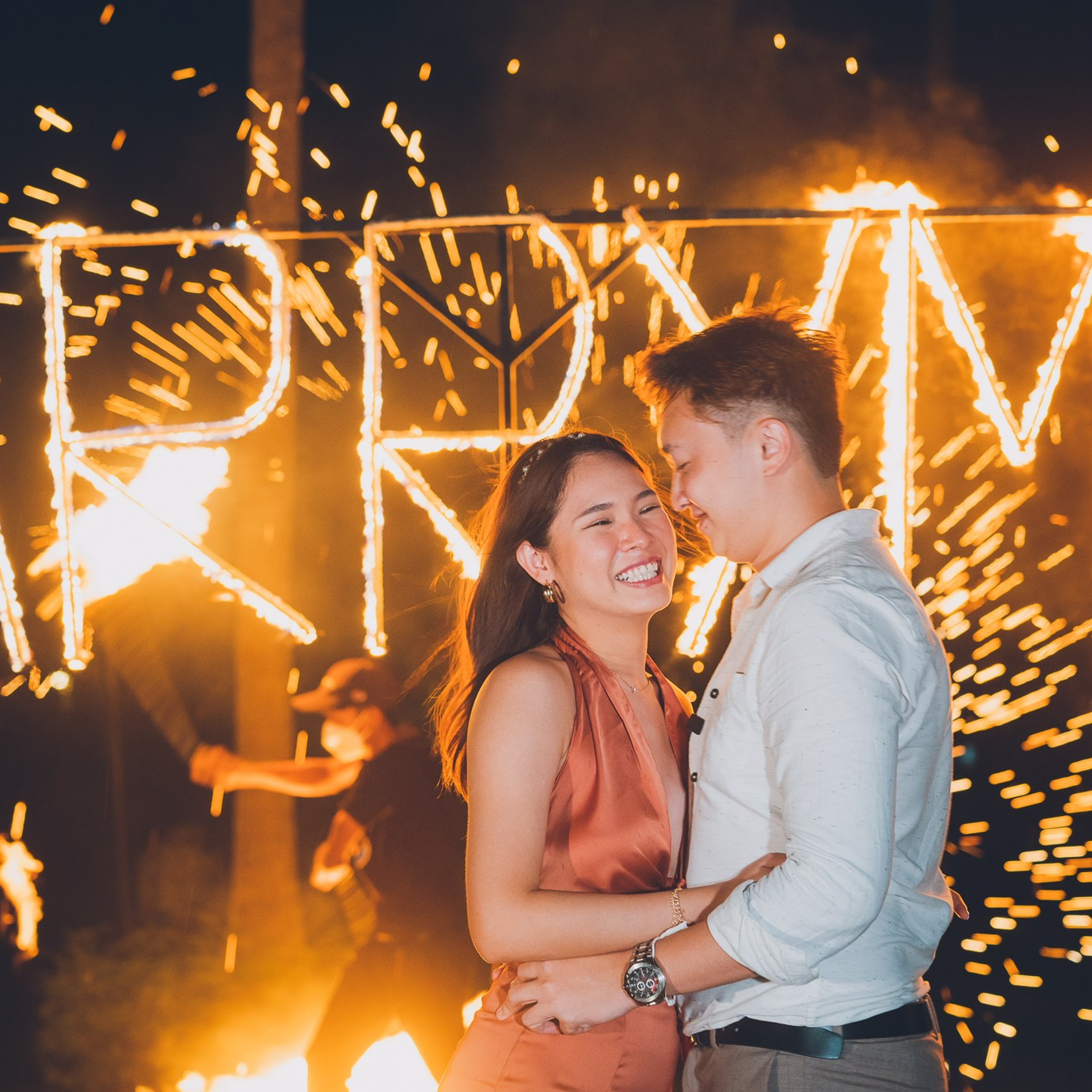 Photo. Romantic proposal on Koh Samui, Thailand