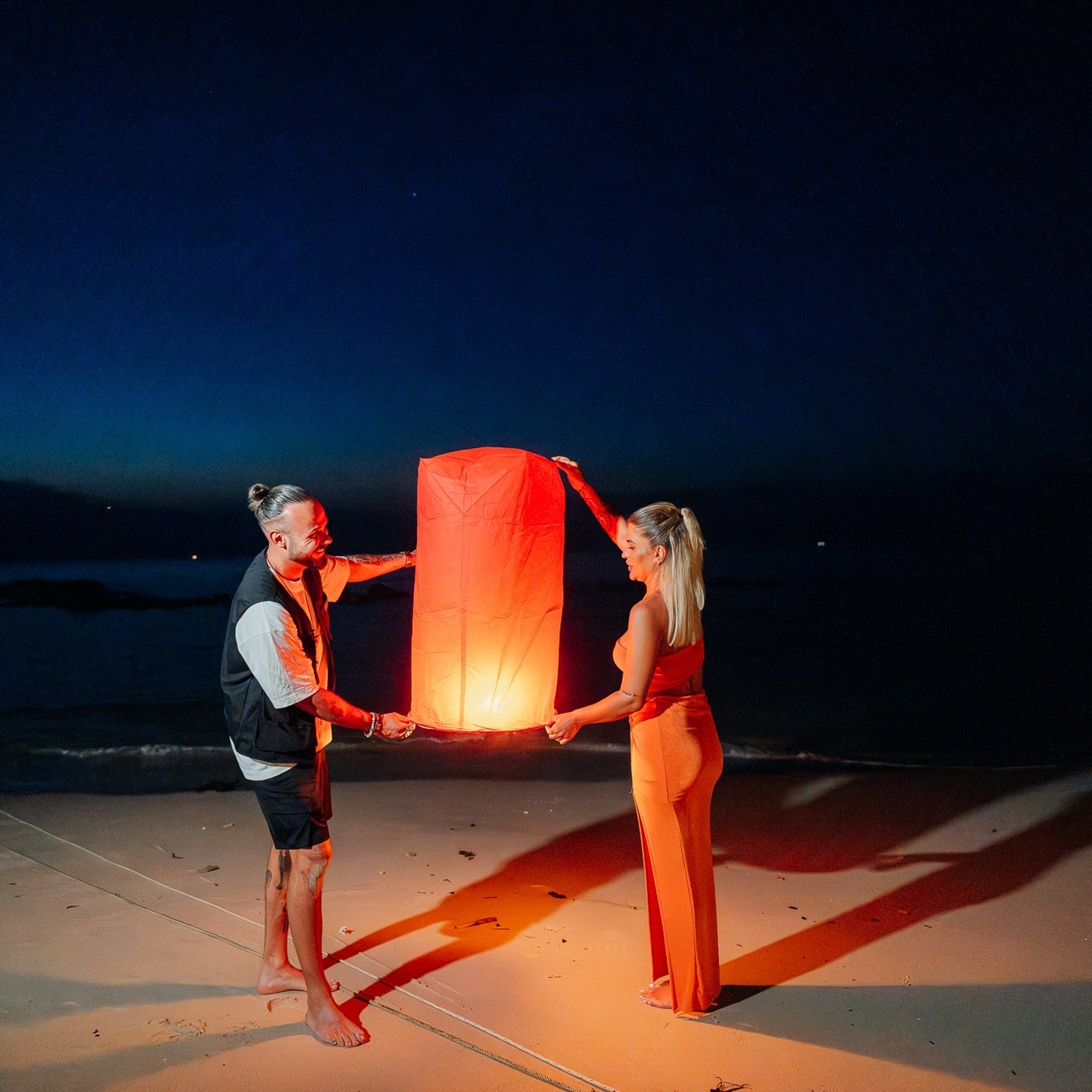 Photo. Romantic proposal on Koh Samui, Thailand