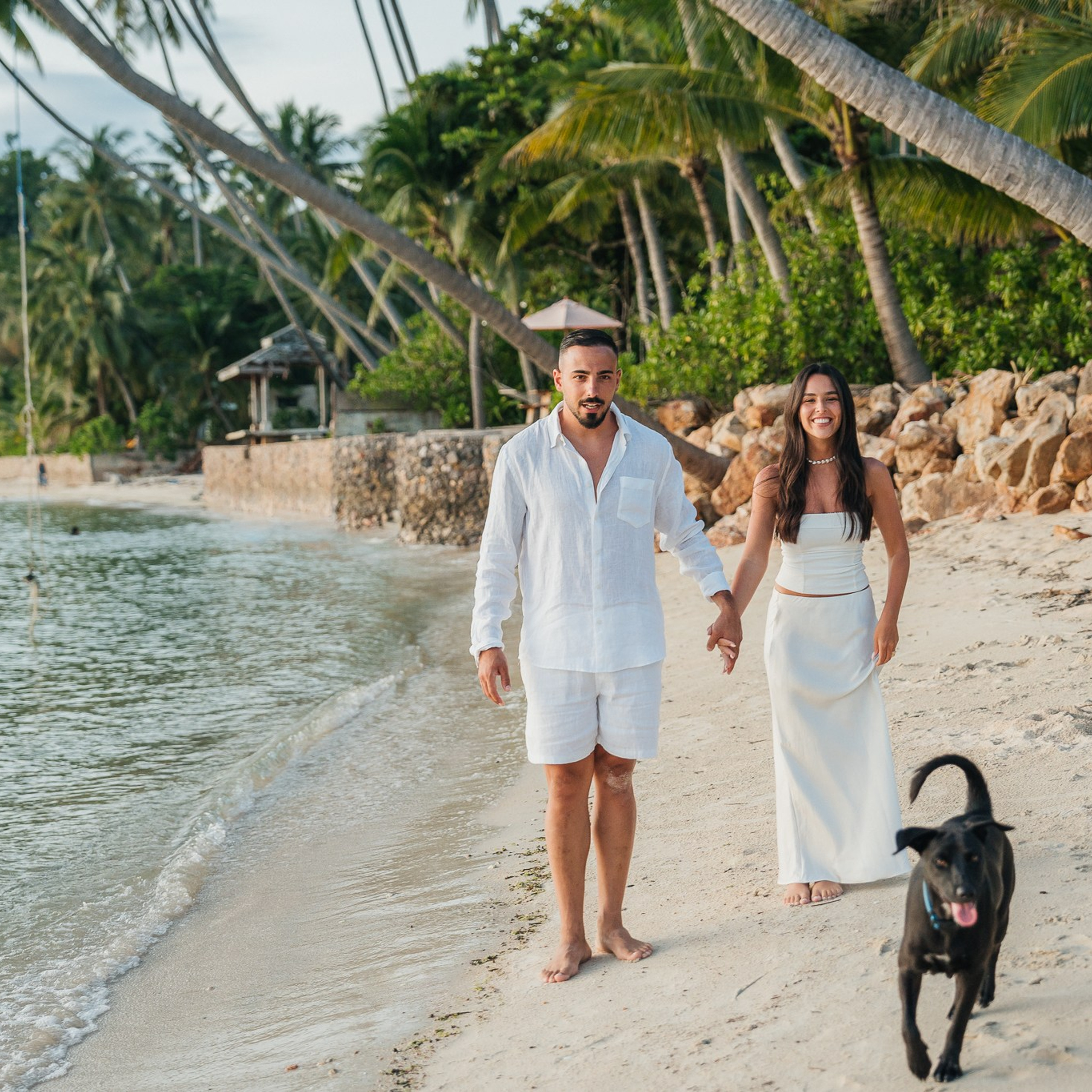 Photo. Romantic proposal on Koh Samui, Thailand