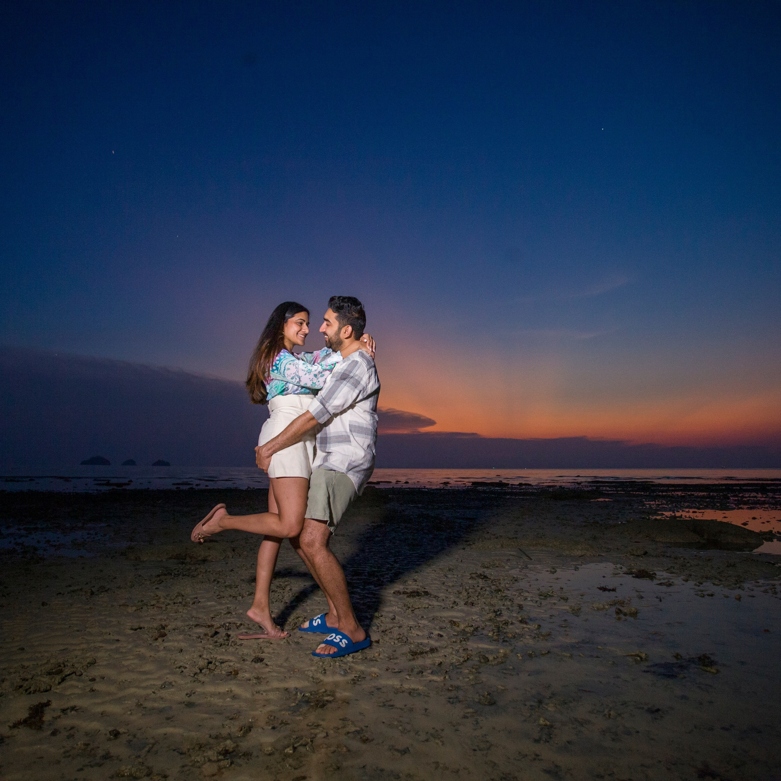 Photo. Romantic proposal on Koh Samui, Thailand