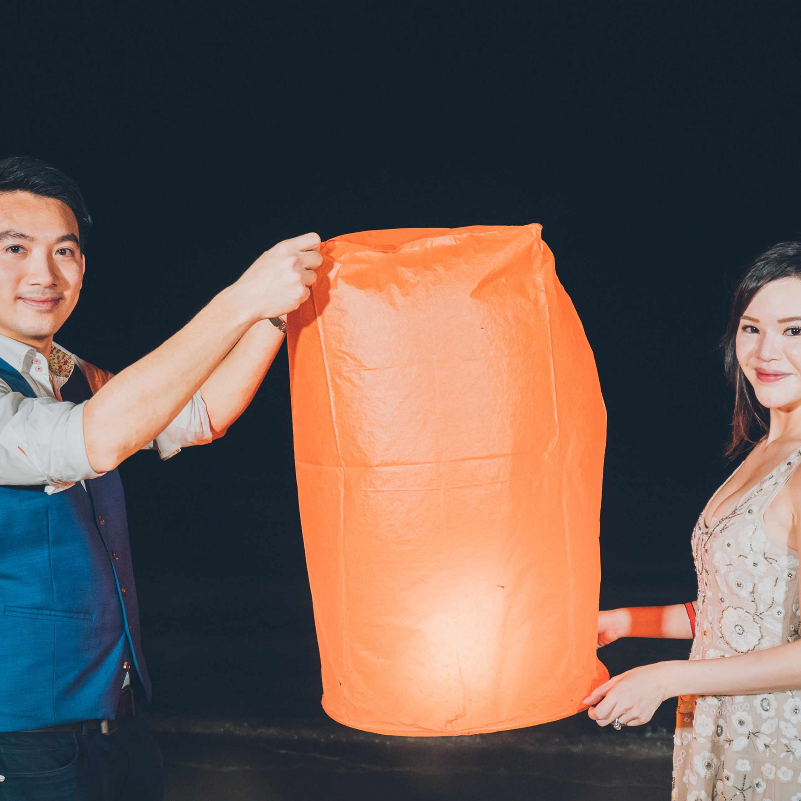 Photo. Romantic proposal on Koh Samui, Thailand