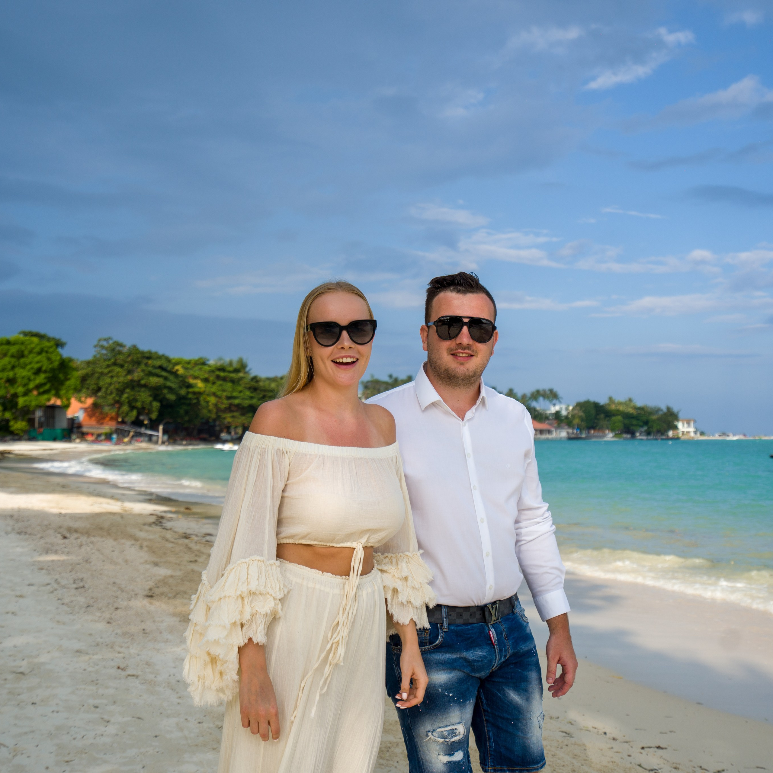 Photo. Romantic proposal on Koh Samui, Thailand