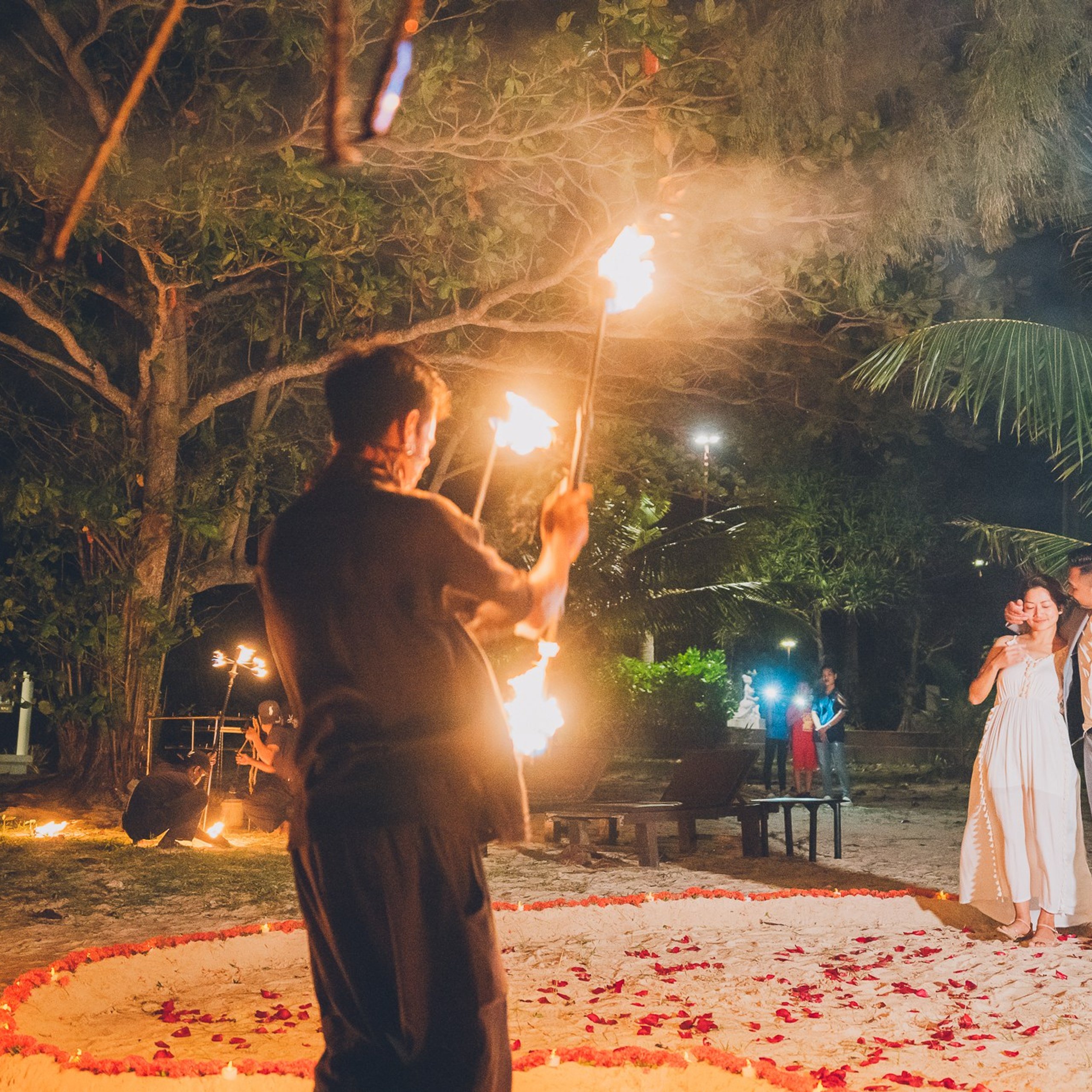 Photo. Romantic proposal on Koh Samui, Thailand