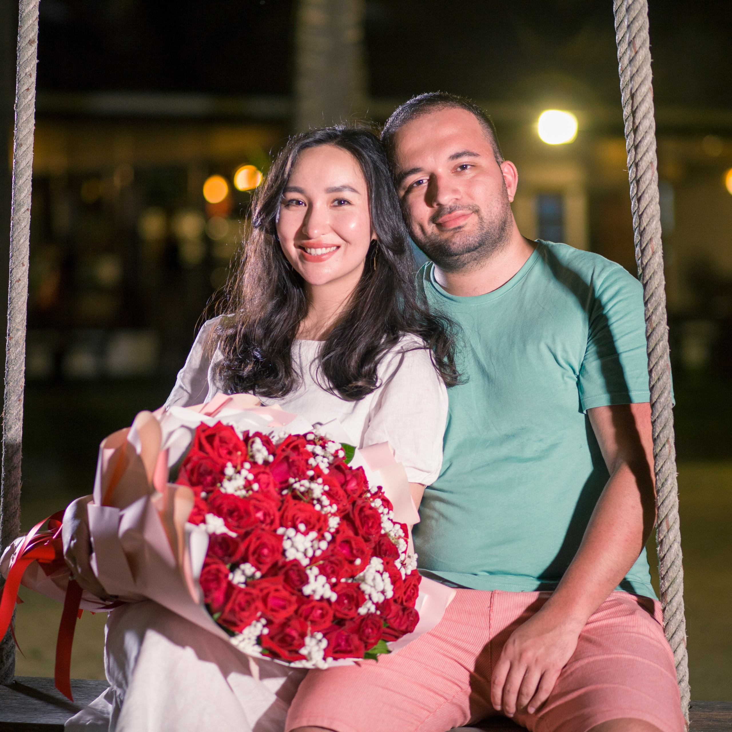 Photo. Romantic proposal on Koh Samui, Thailand