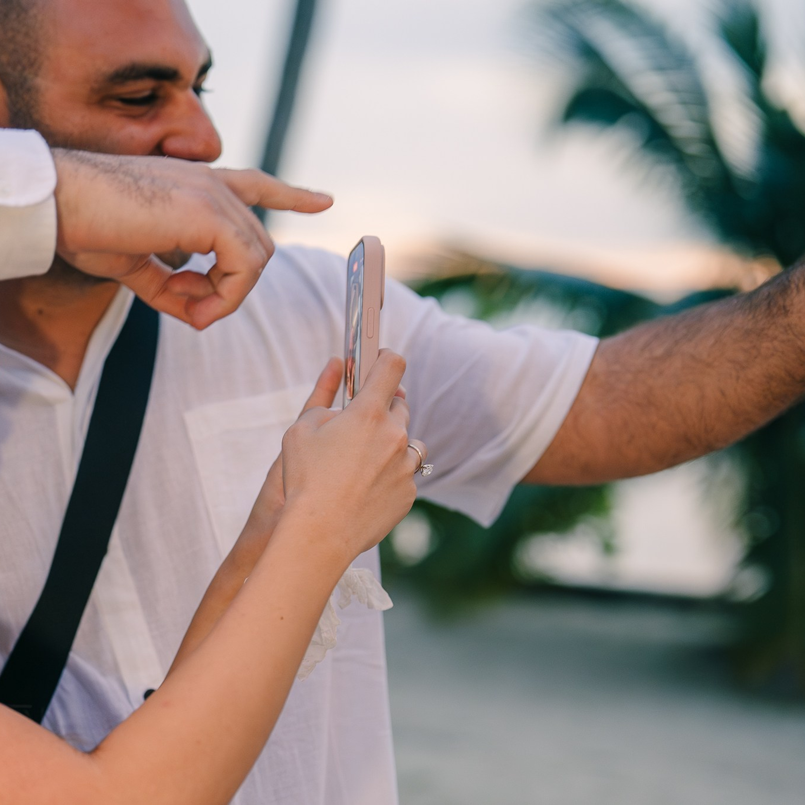 Photo. Romantic proposal on Koh Samui, Thailand