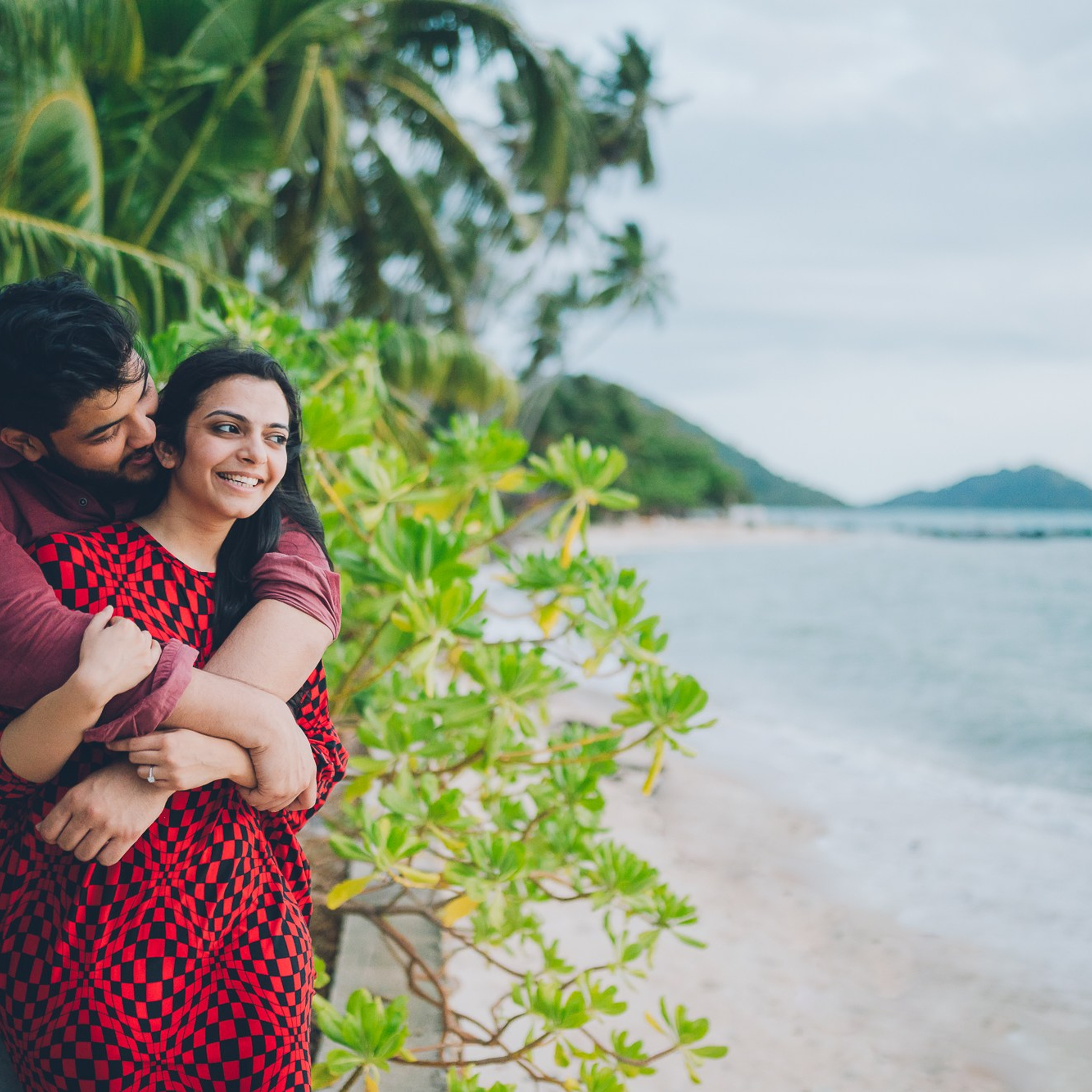 Photo. Romantic proposal on Koh Samui, Thailand