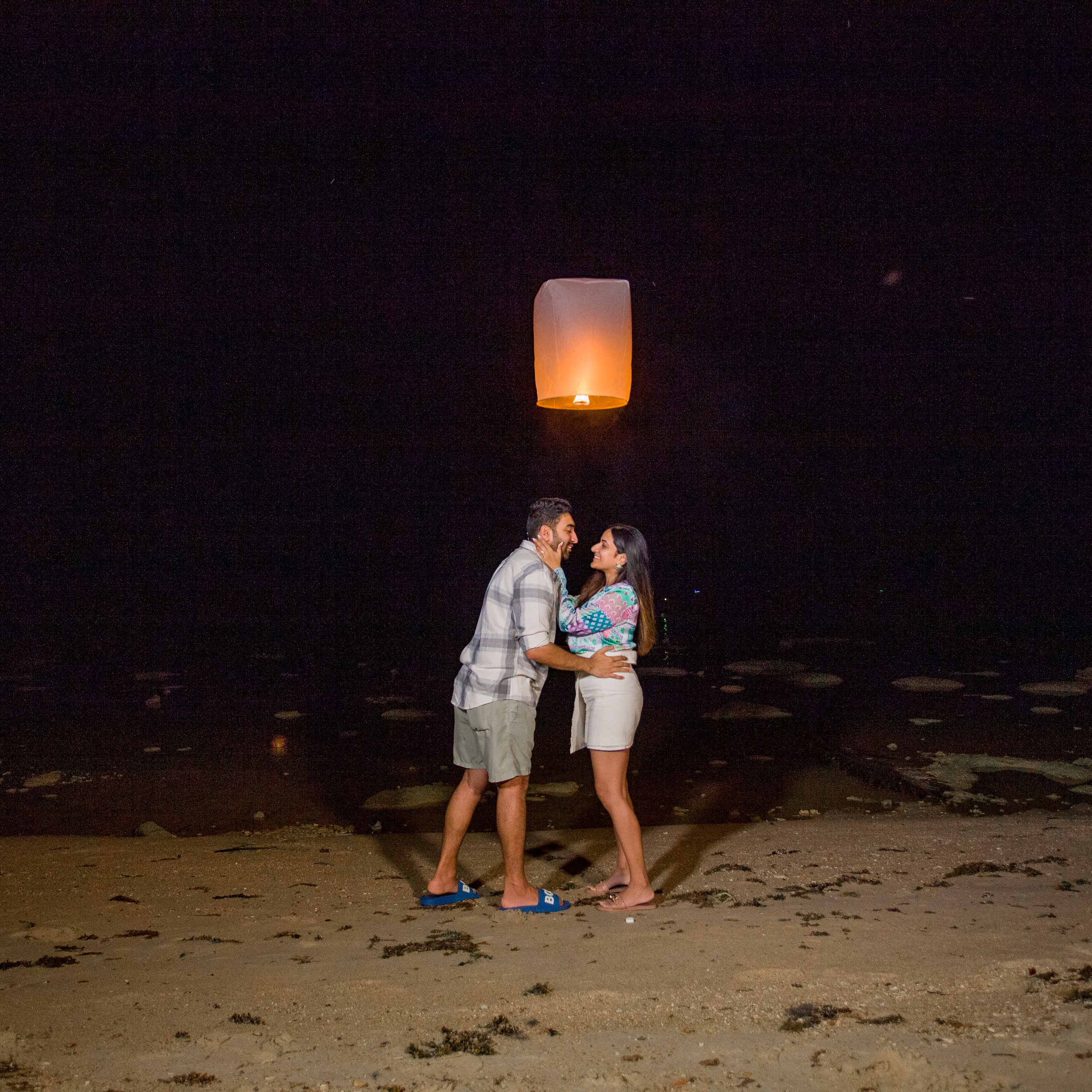 Photo. Romantic proposal on Koh Samui, Thailand
