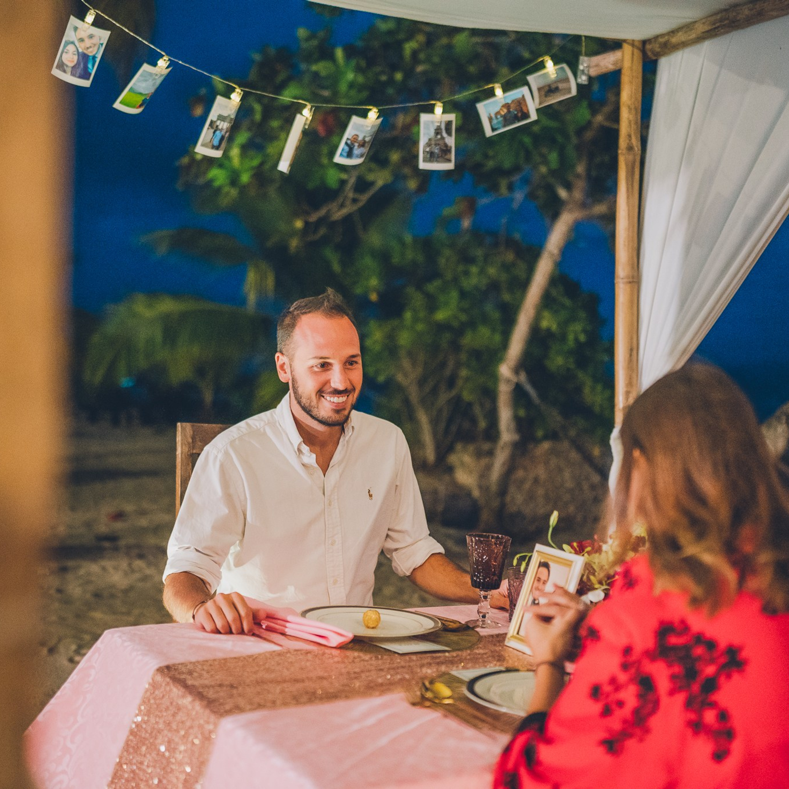 Photo. Romantic proposal on Koh Samui, Thailand