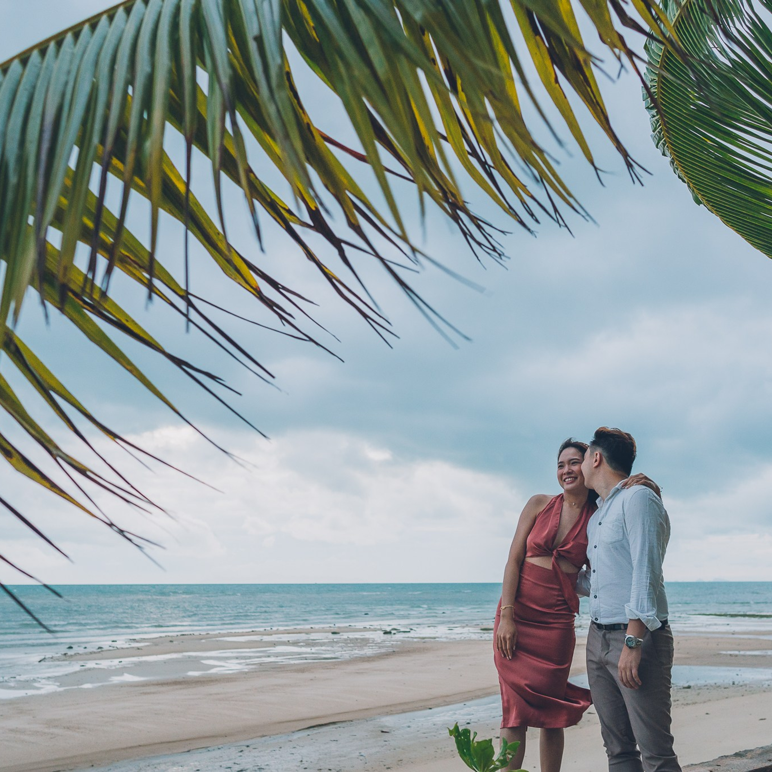 Photo. Romantic proposal on Koh Samui, Thailand