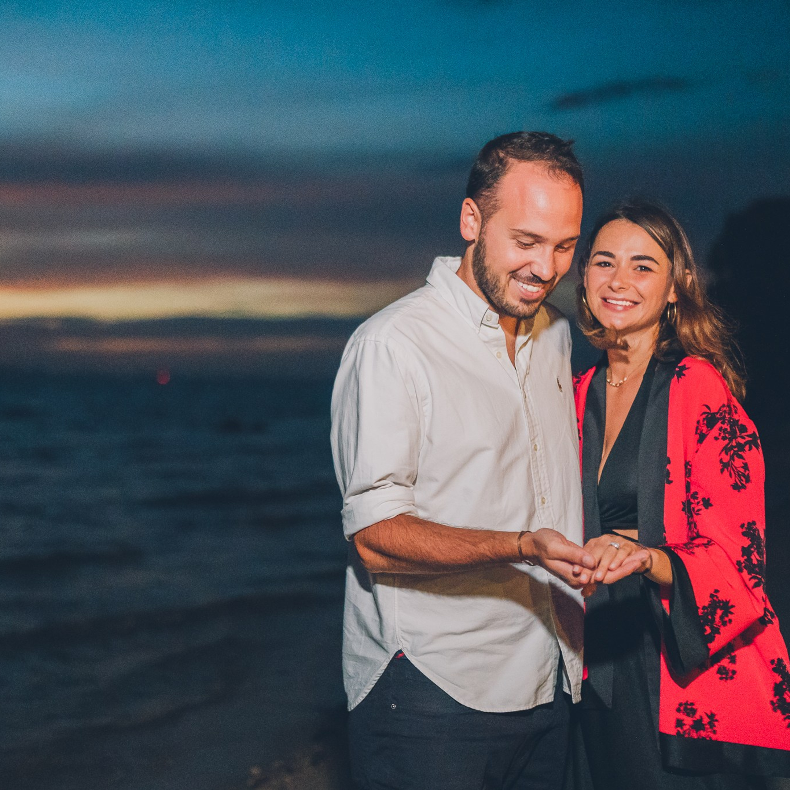 Photo. Romantic proposal on Koh Samui, Thailand