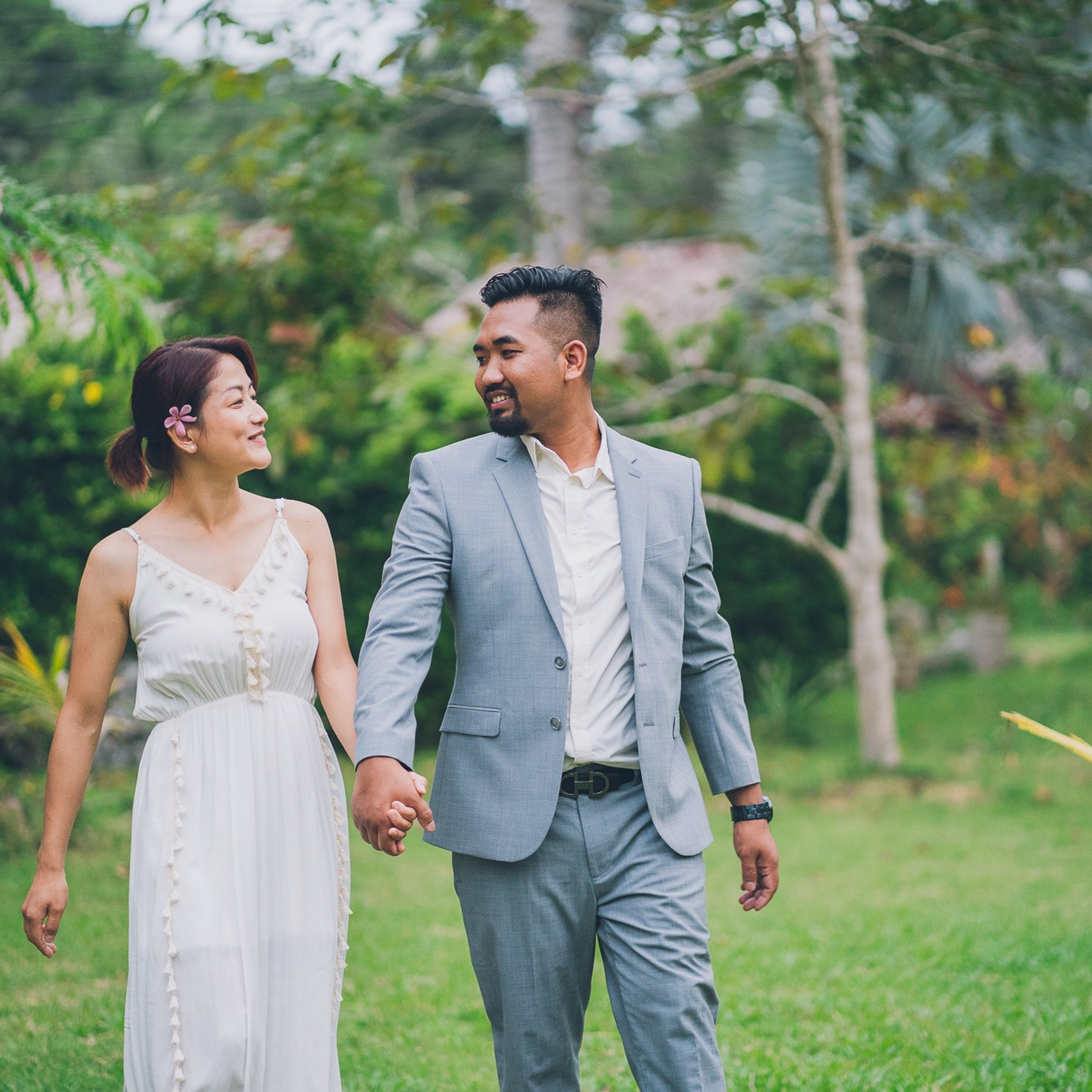 Photo. Romantic proposal on Koh Samui, Thailand