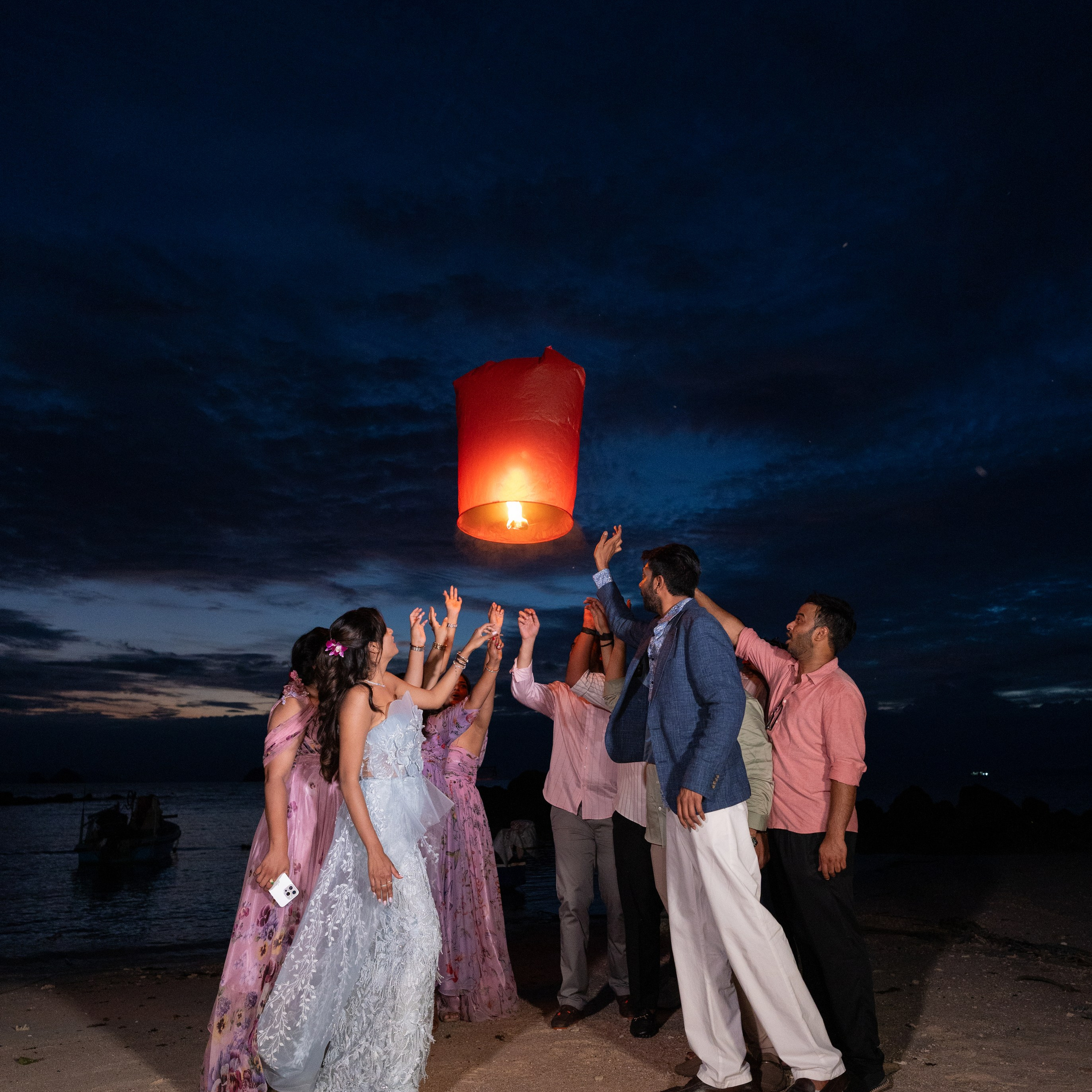 Photo. Romantic proposal on Koh Samui, Thailand