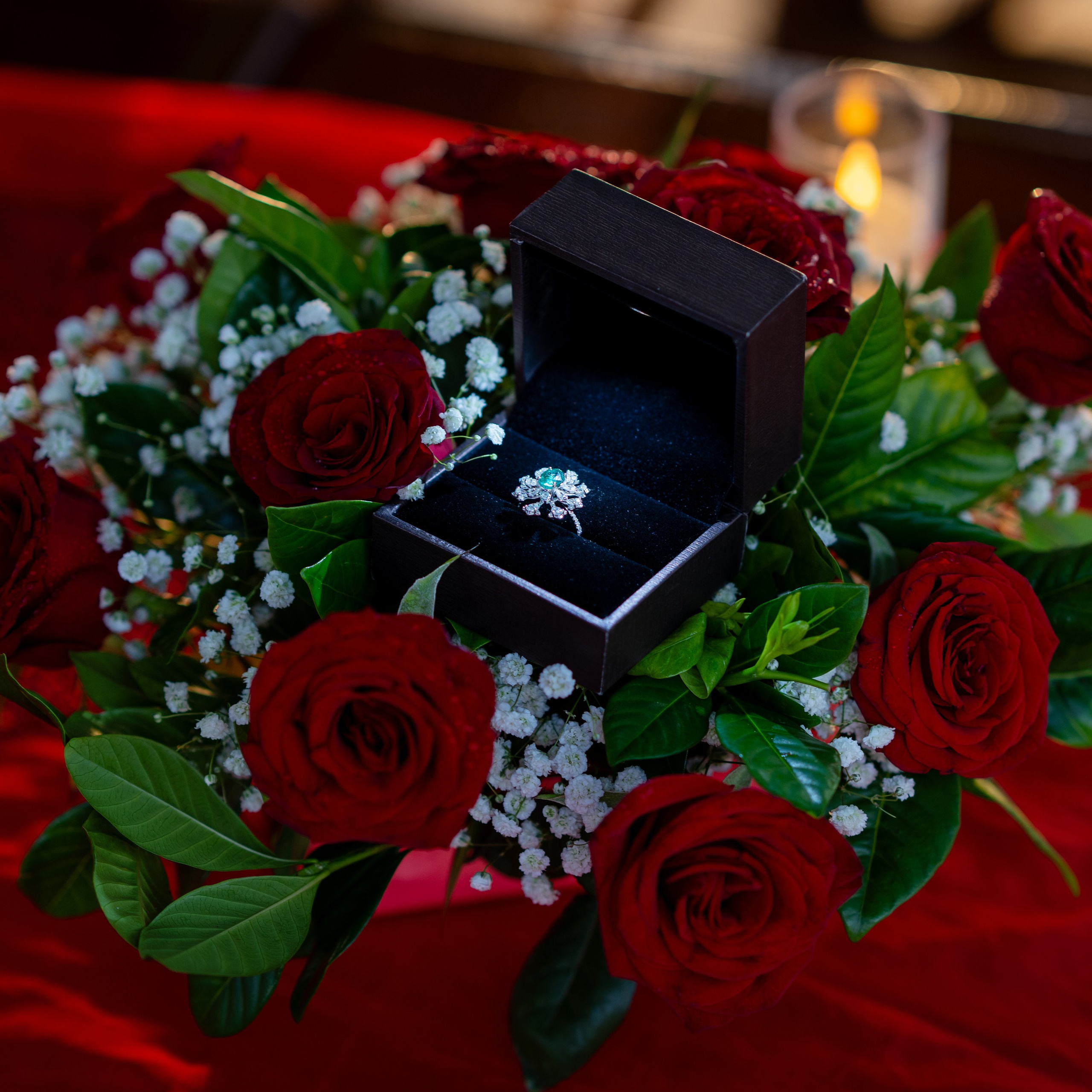 Photo. Romantic proposal on Koh Samui, Thailand